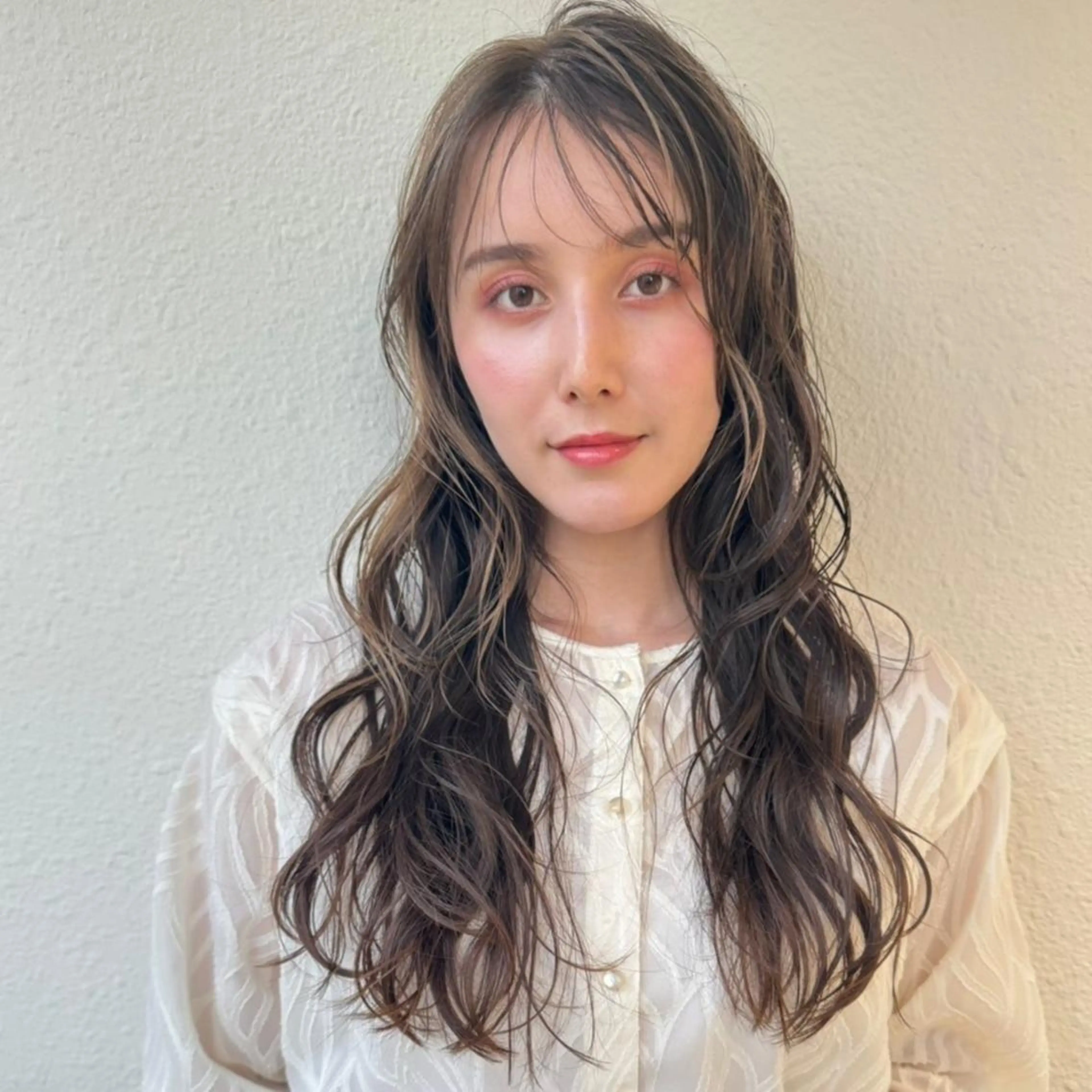 ロング レイヤーカット／韓国 🤎きのした いちかのヘアスタイル