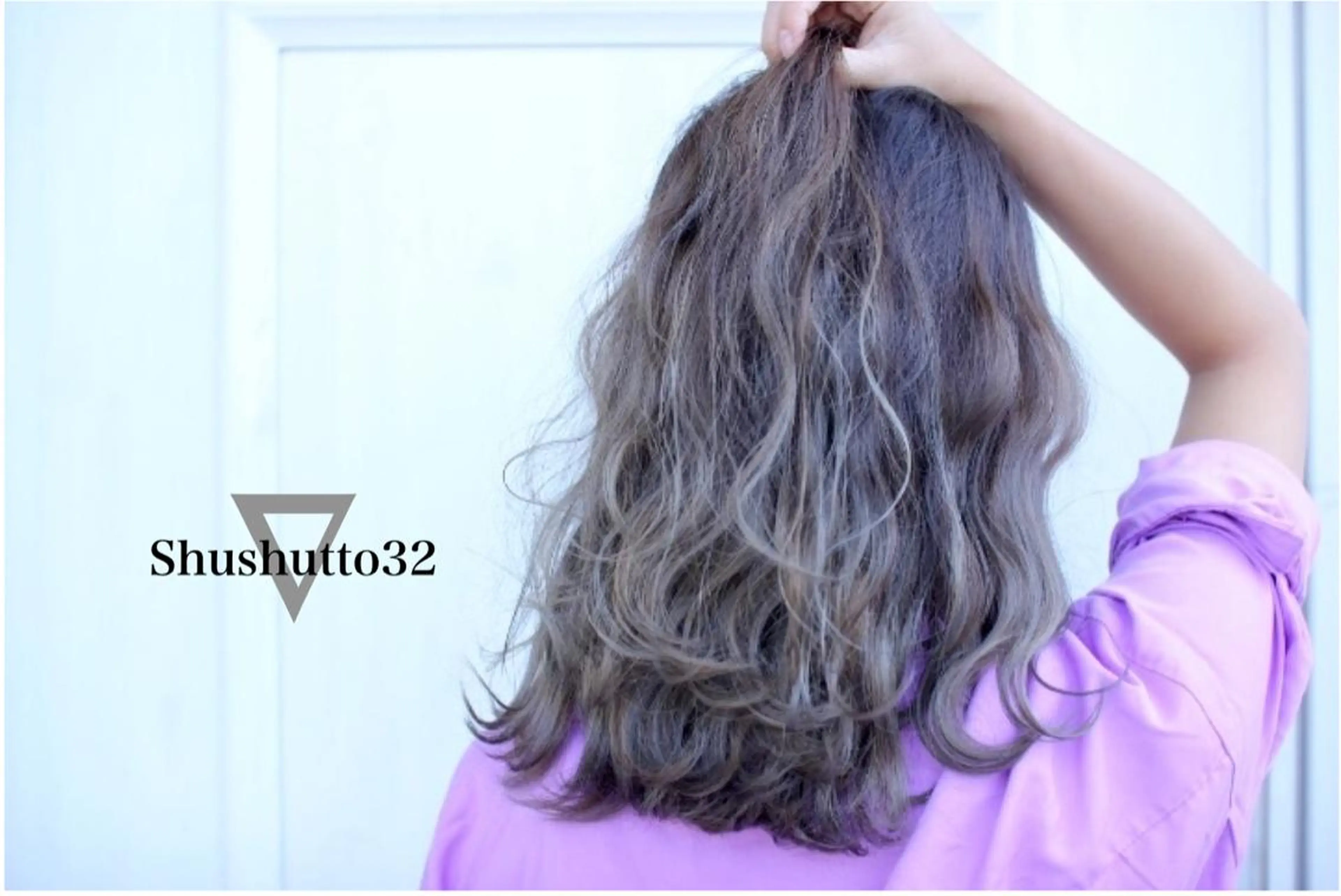 セミロング カラー ブリーチ ハイライトカラー ハイライト ヘアカラー 安田 充宏のヘアスタイル