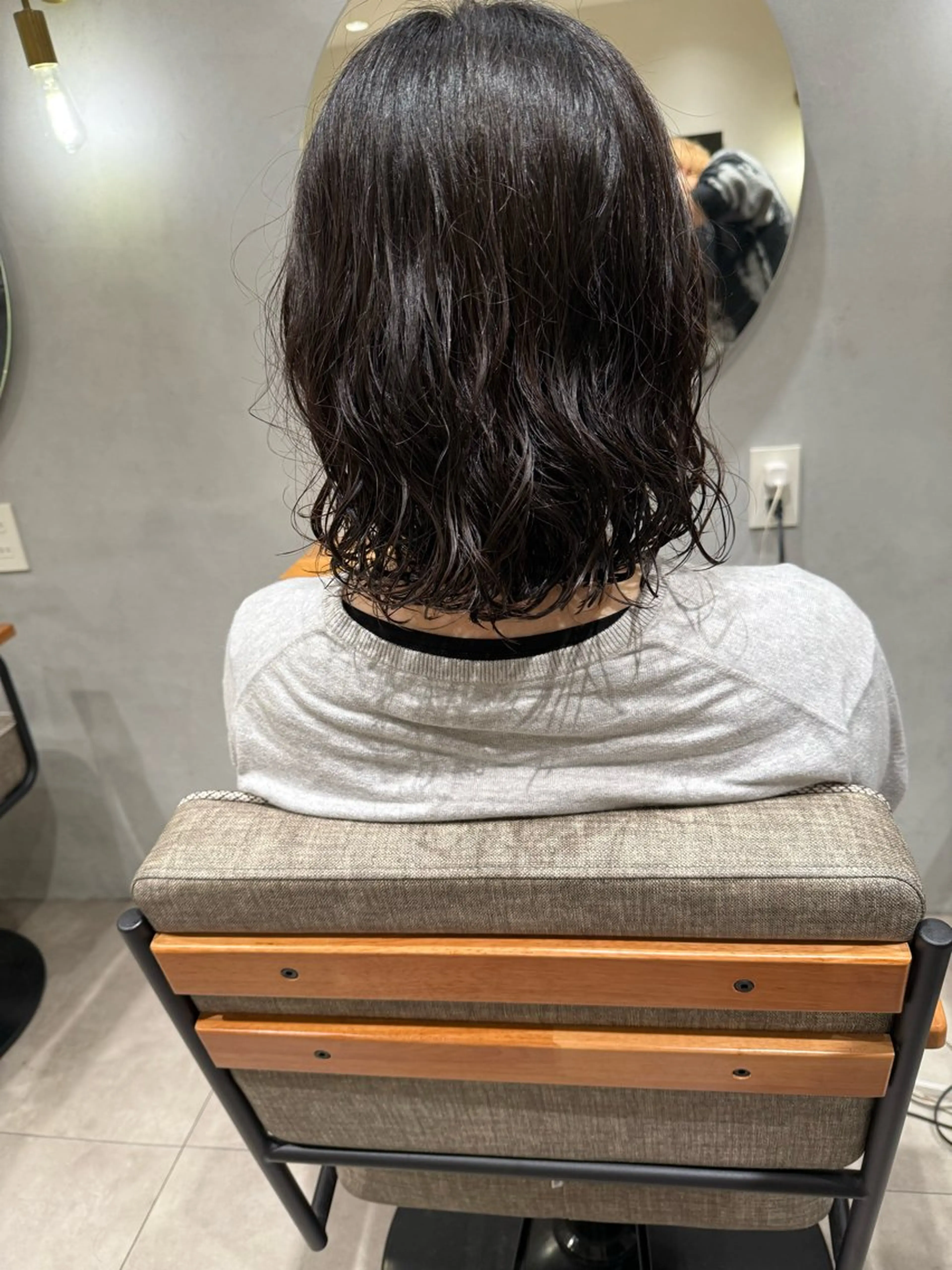 ミディアム カット パーマ 松平 拓巳のヘアスタイル