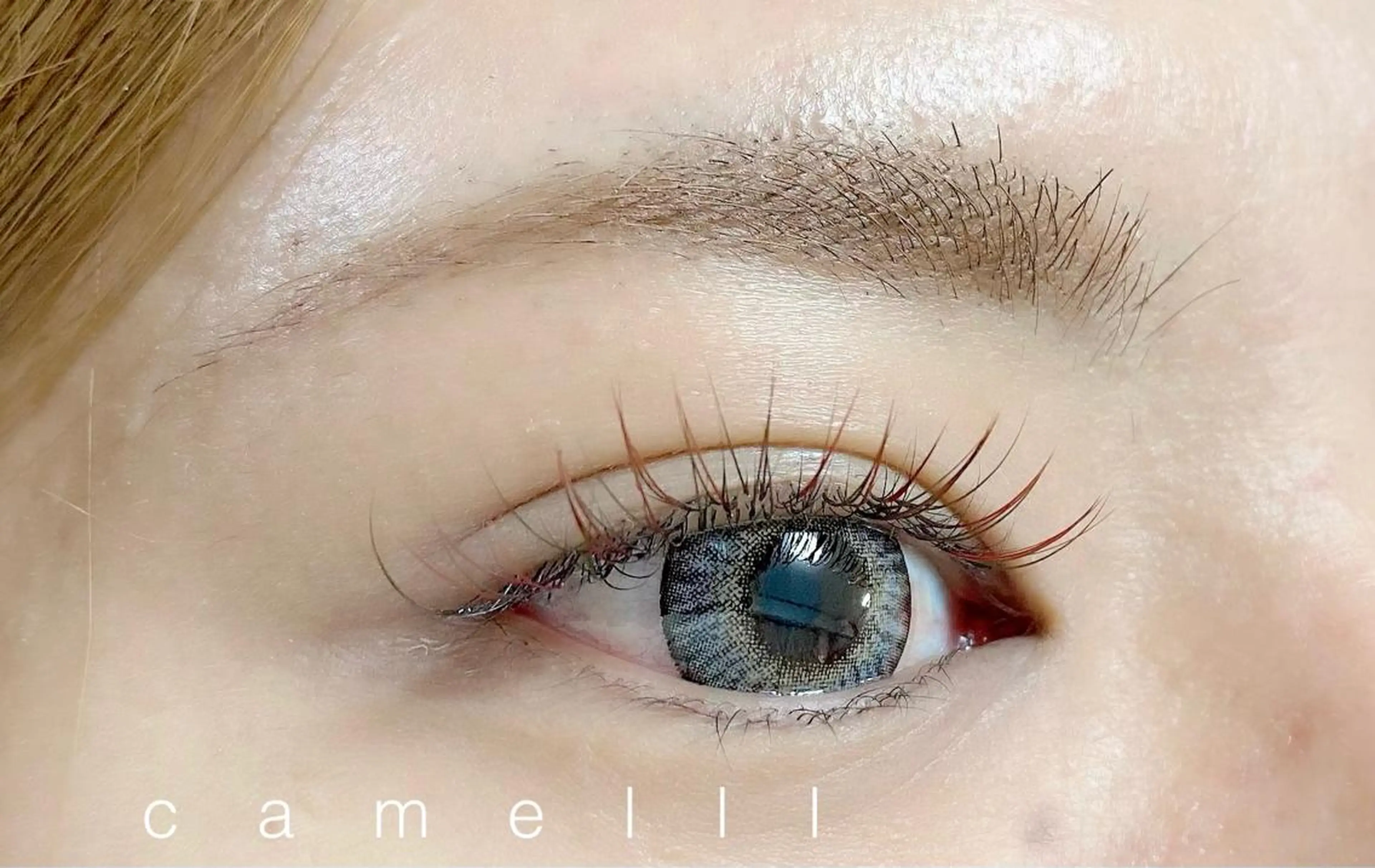 マツエク・マツパ 【那覇/束感まつ毛 /LED】ｷｬﾒﾙのマツエク・マツパデザイン