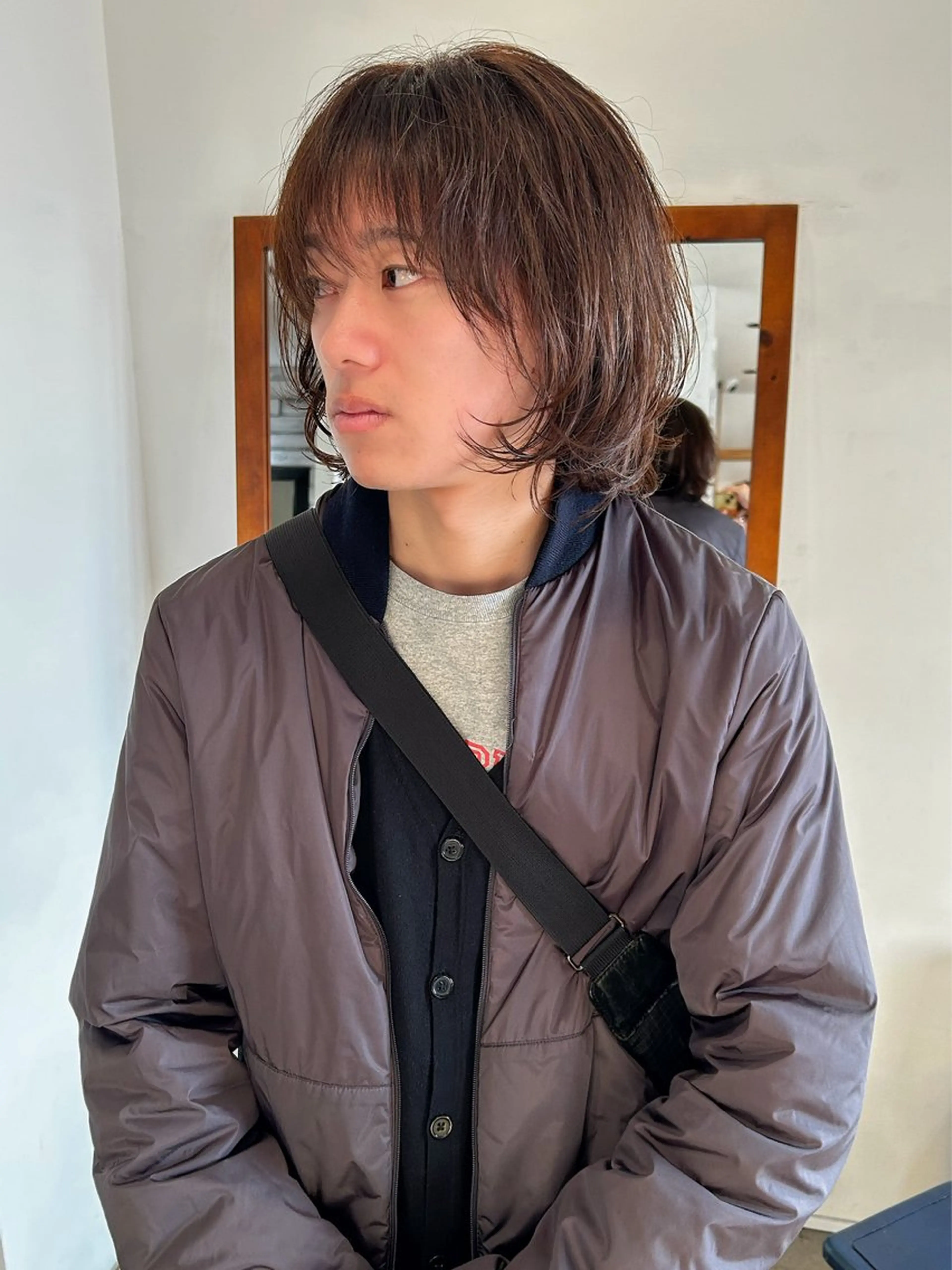 メンズカット＋ケアカラーの写真