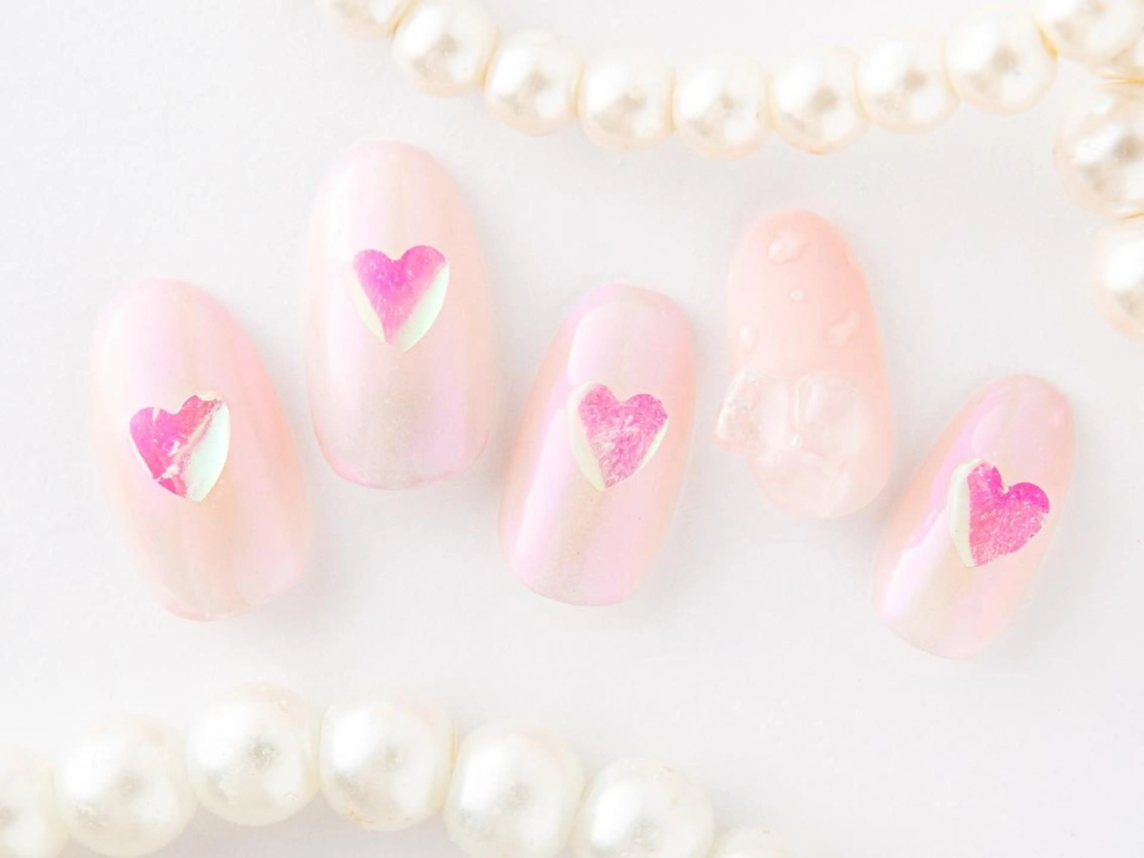 ネイル 桜ネイル 成人式 長さ出し フラッシュネイル フットネイル 💗🪽Tiary Nail🪽💗のネイルデザイン