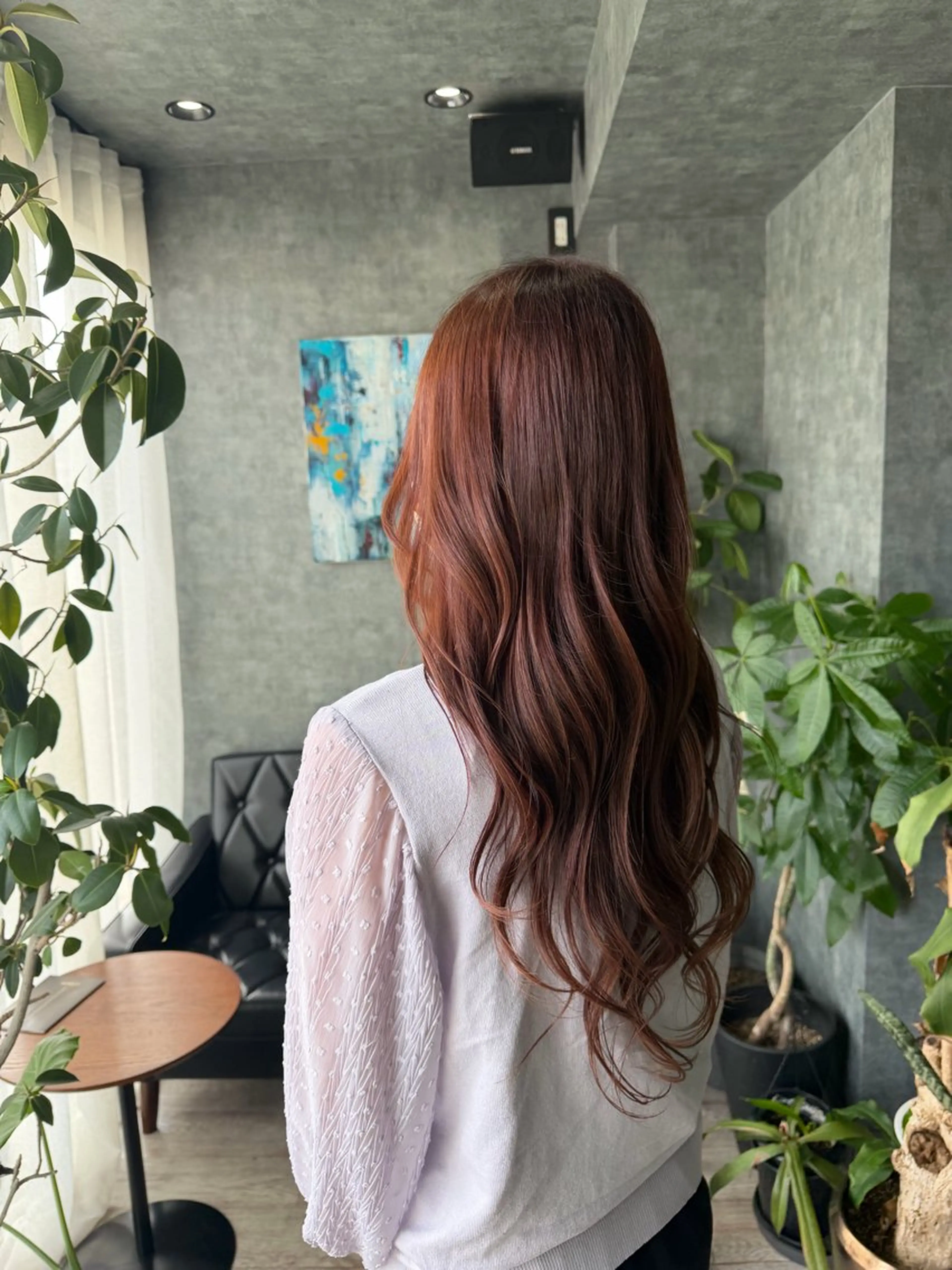 ロング カラー glac 當田のヘアスタイル
