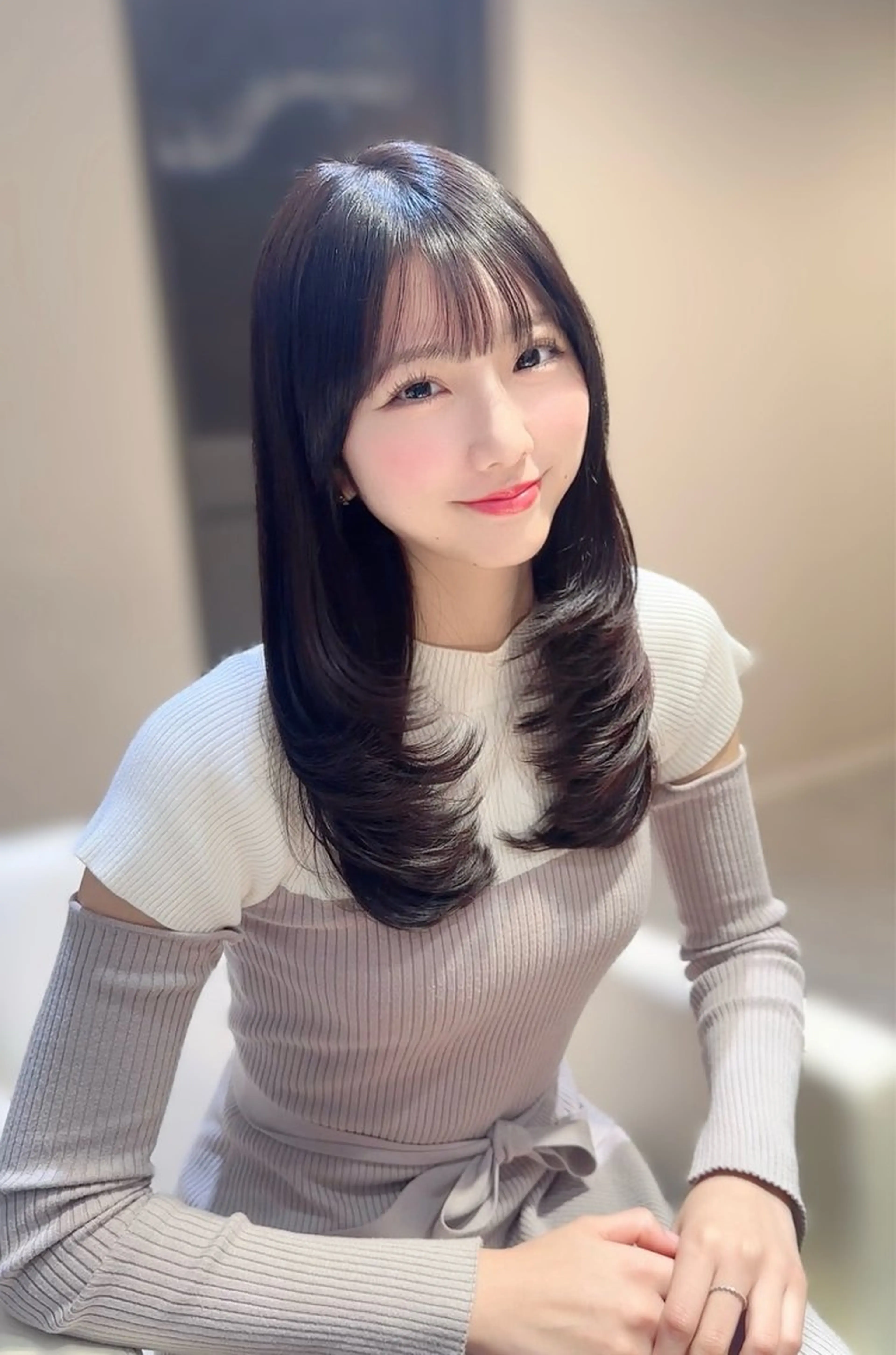『🦋minimo限定🦋』ミディアムレイヤー➕トリートメントモデル募集中🩷の写真