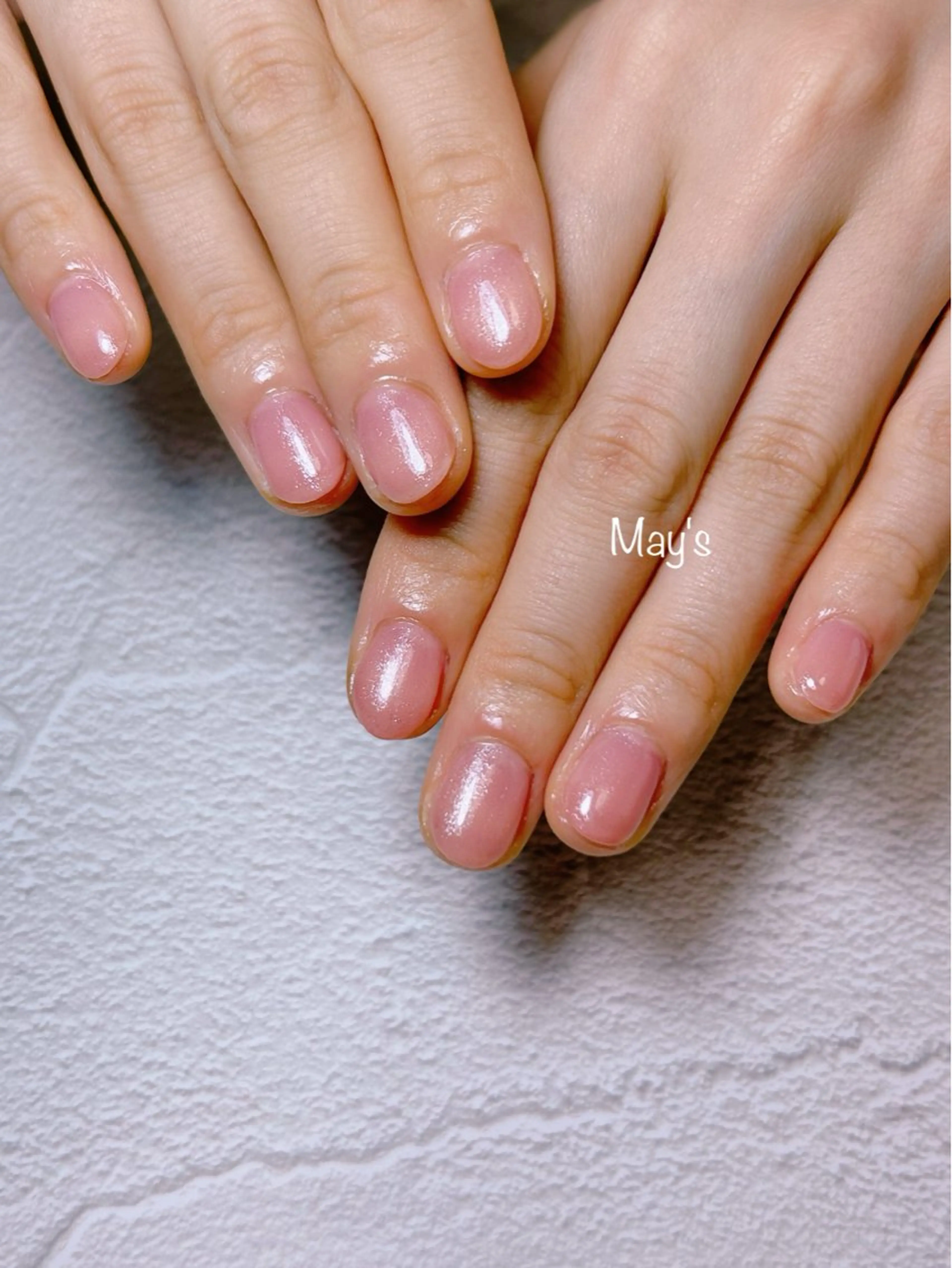 ネイル ラメ(グリッター) マグネットネイル ワンカラーネイル nail salon May'sのネイルデザイン