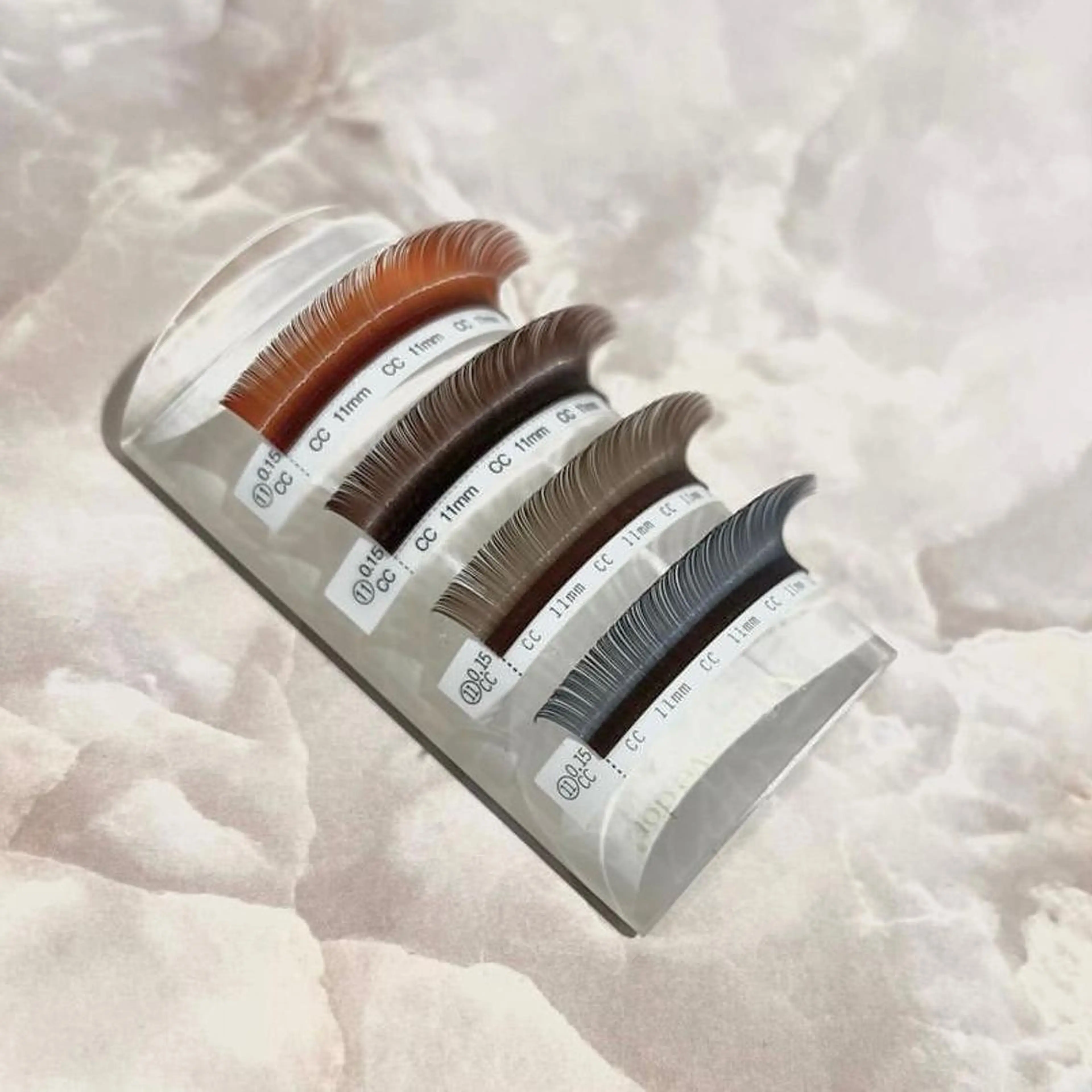 🍏フラットラッシュカラーMIX100本🍏(オフ有)🌟コーティング付🌟【LEDグルー変更➕￥900】の写真