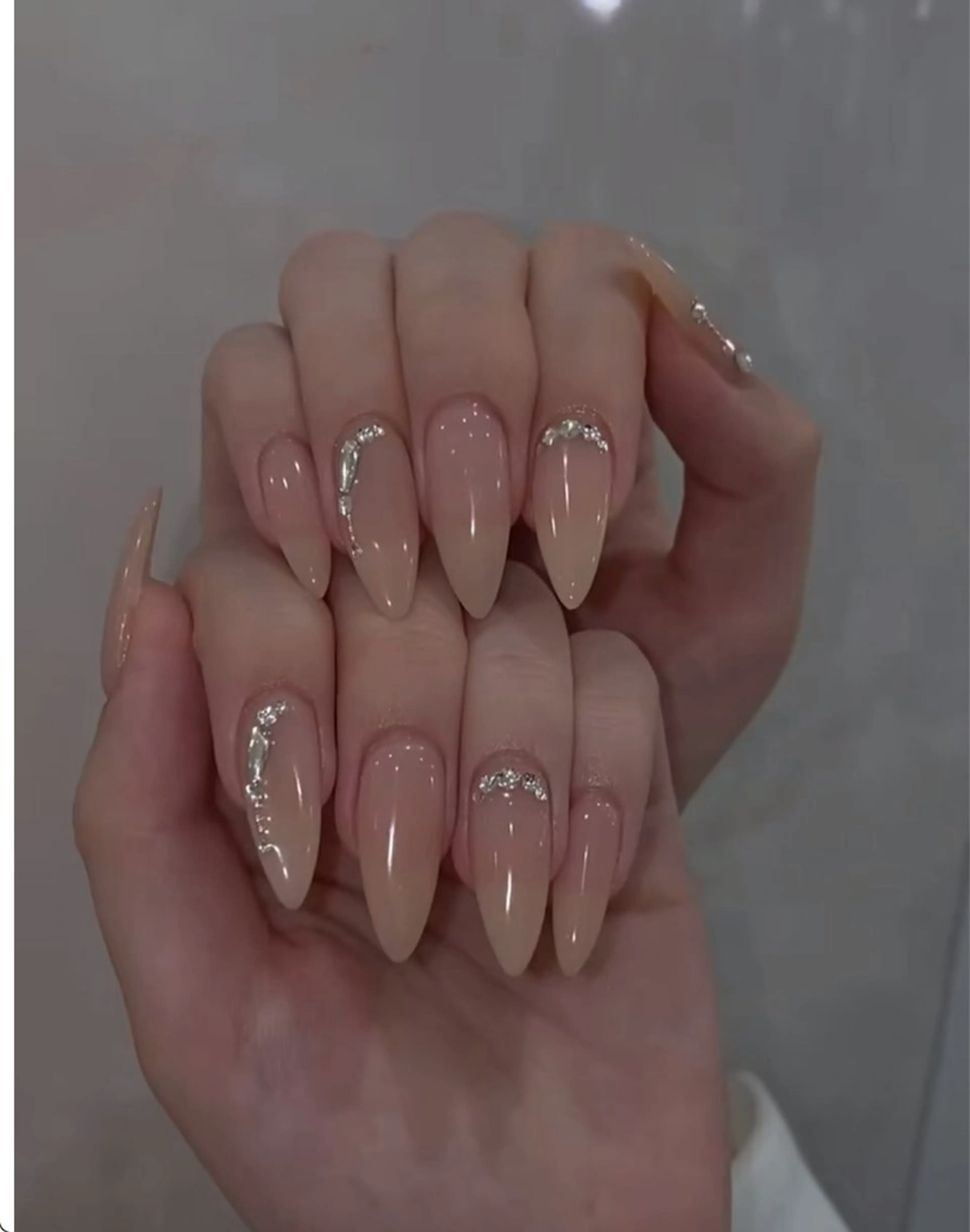 ネイル アートネイル ジェルネイル グラデーション マグネットネイル ニュアンスネイル ハンドネイル Ryu nail studioのネイルデザイン