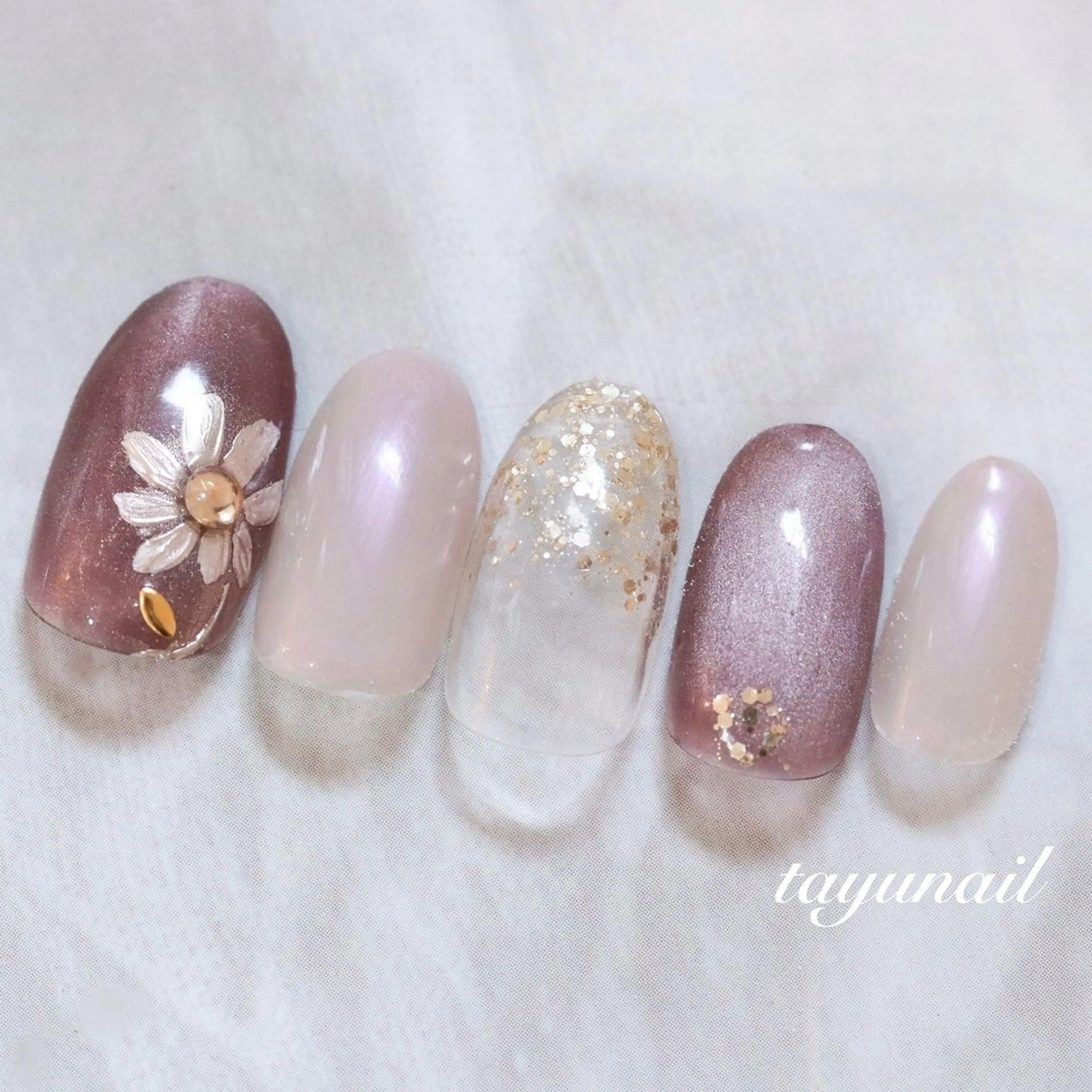 ネイル アートネイル ジェルネイル パラジェル ハンドネイル ネイルサロン・ネイルスクール たゆnail所属・ネイルサロン 【たゆnail】のネイルデザイン