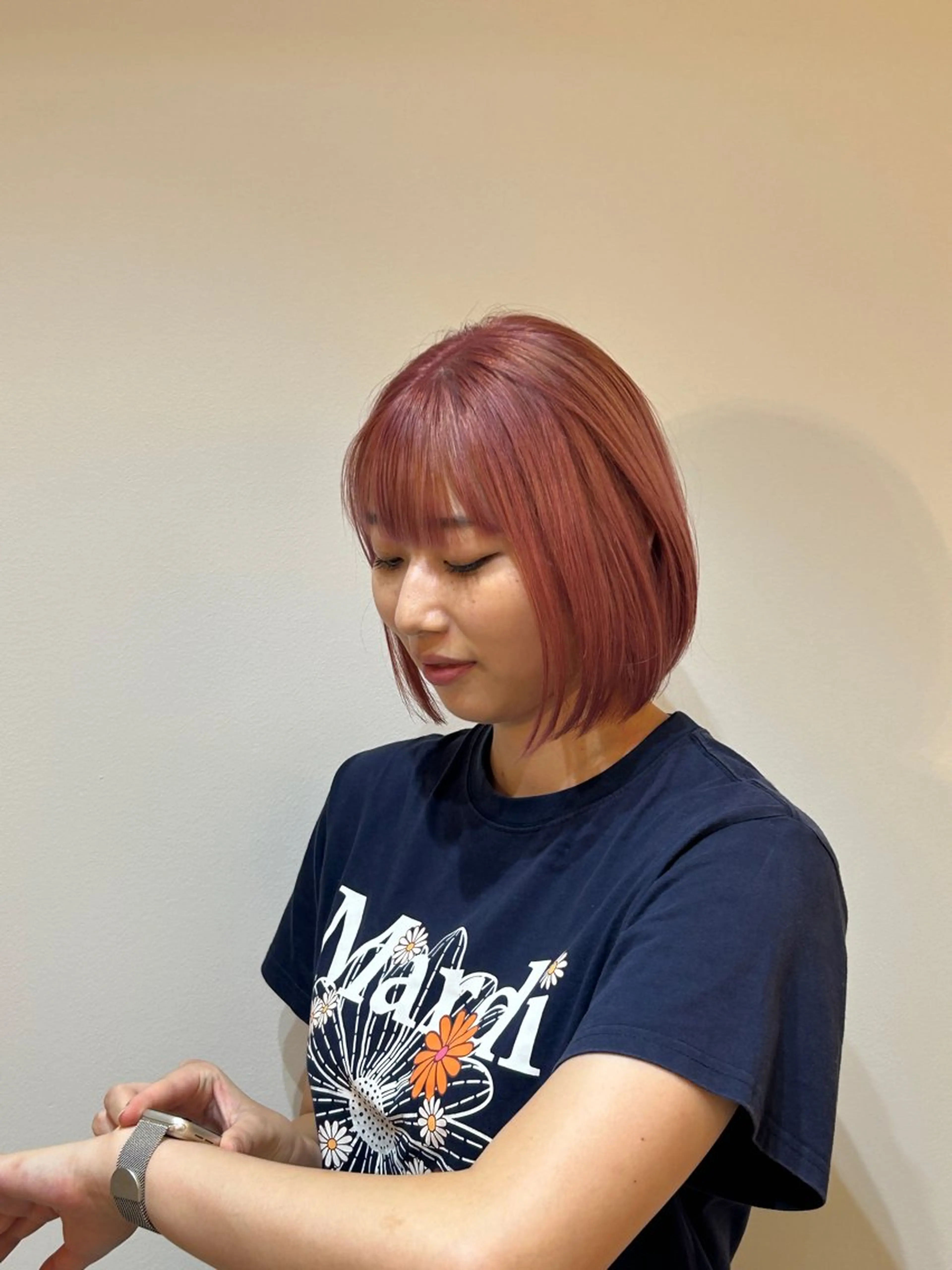 カラー 🌟デザインカラー 久保悠那のヘアスタイル