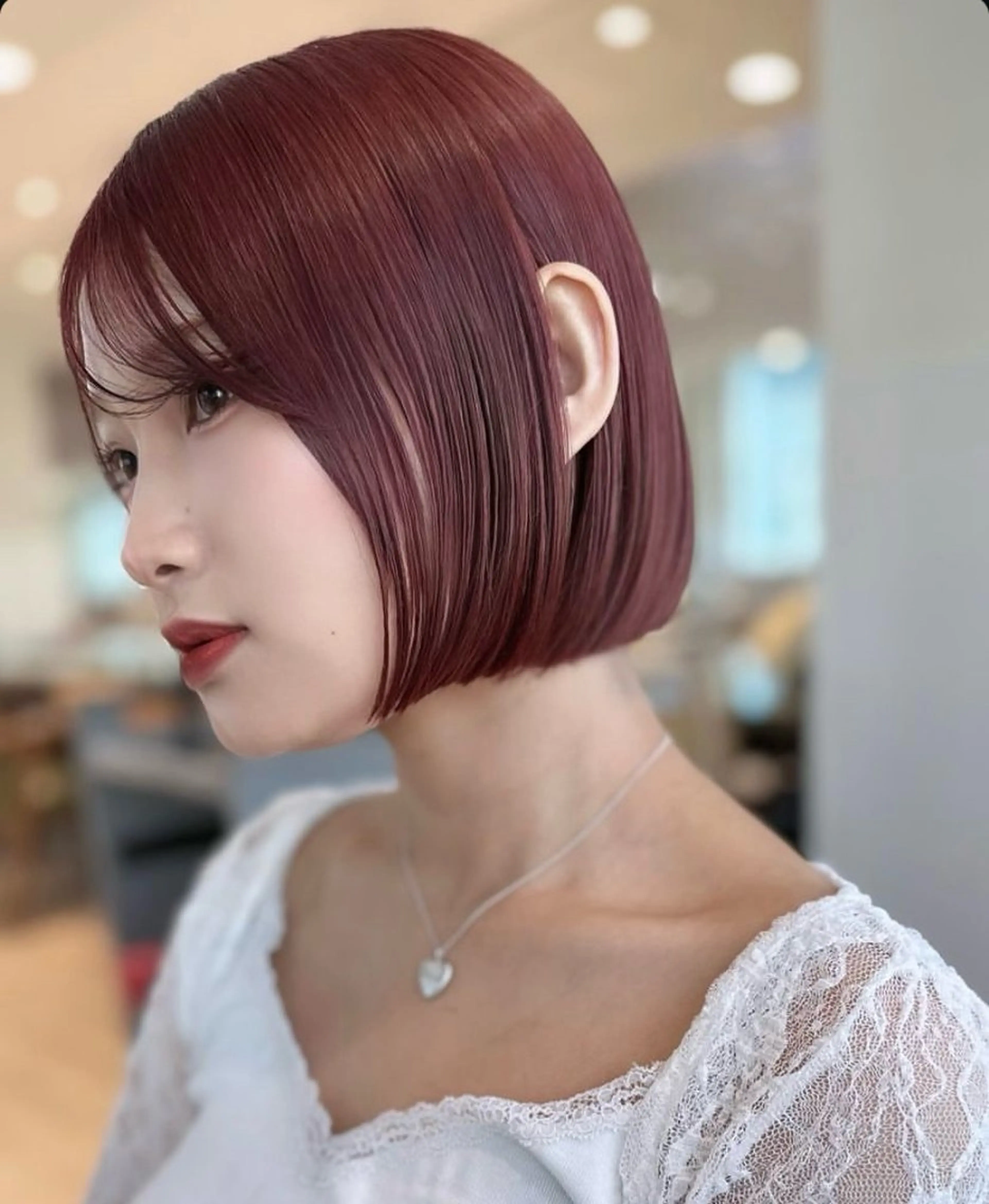 ショート カラー トリートメント ヘアカラー トリートメント レイヤーカット✂️/ 新宿/Amiのヘアスタイル