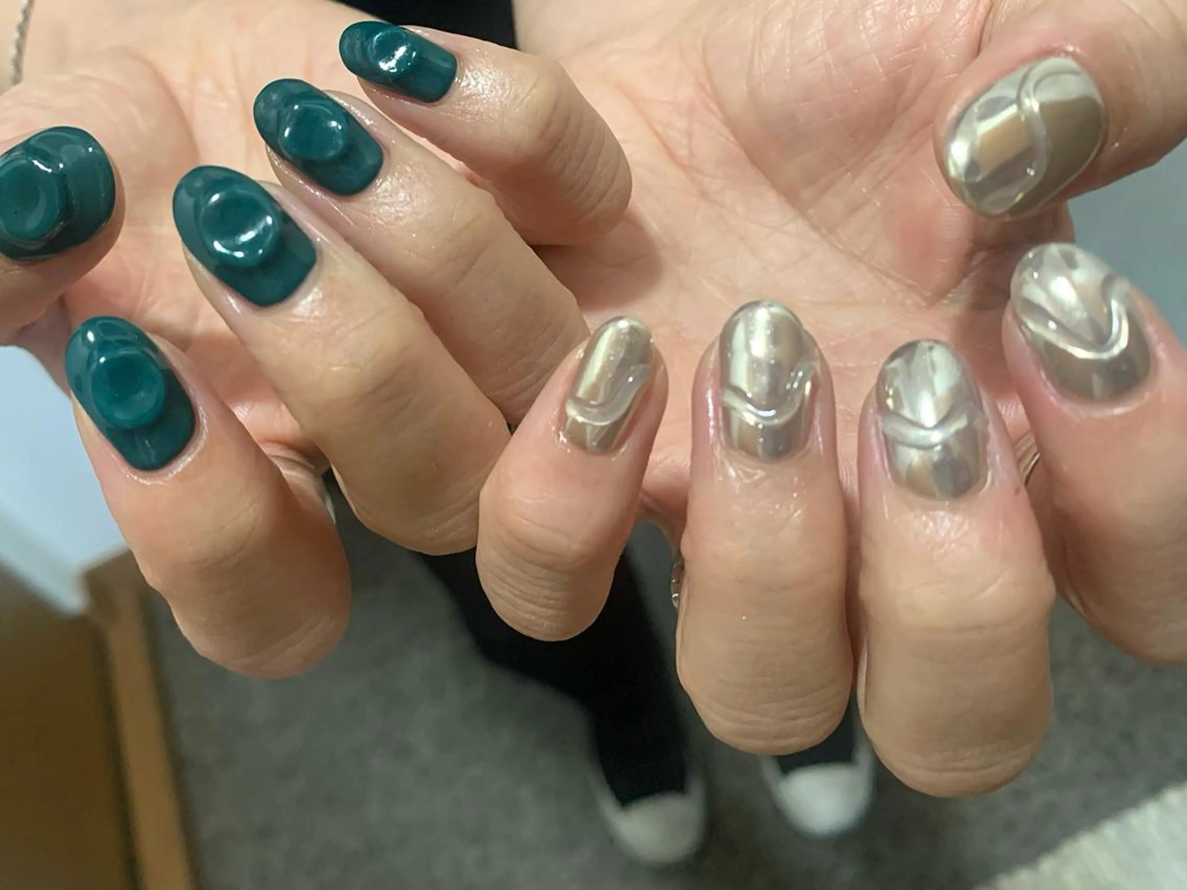 ネイル アートネイル オーロラネイル クリアネイル フットネイル フレンチネイル ハンドネイル アトリエ 103のネイルデザイン