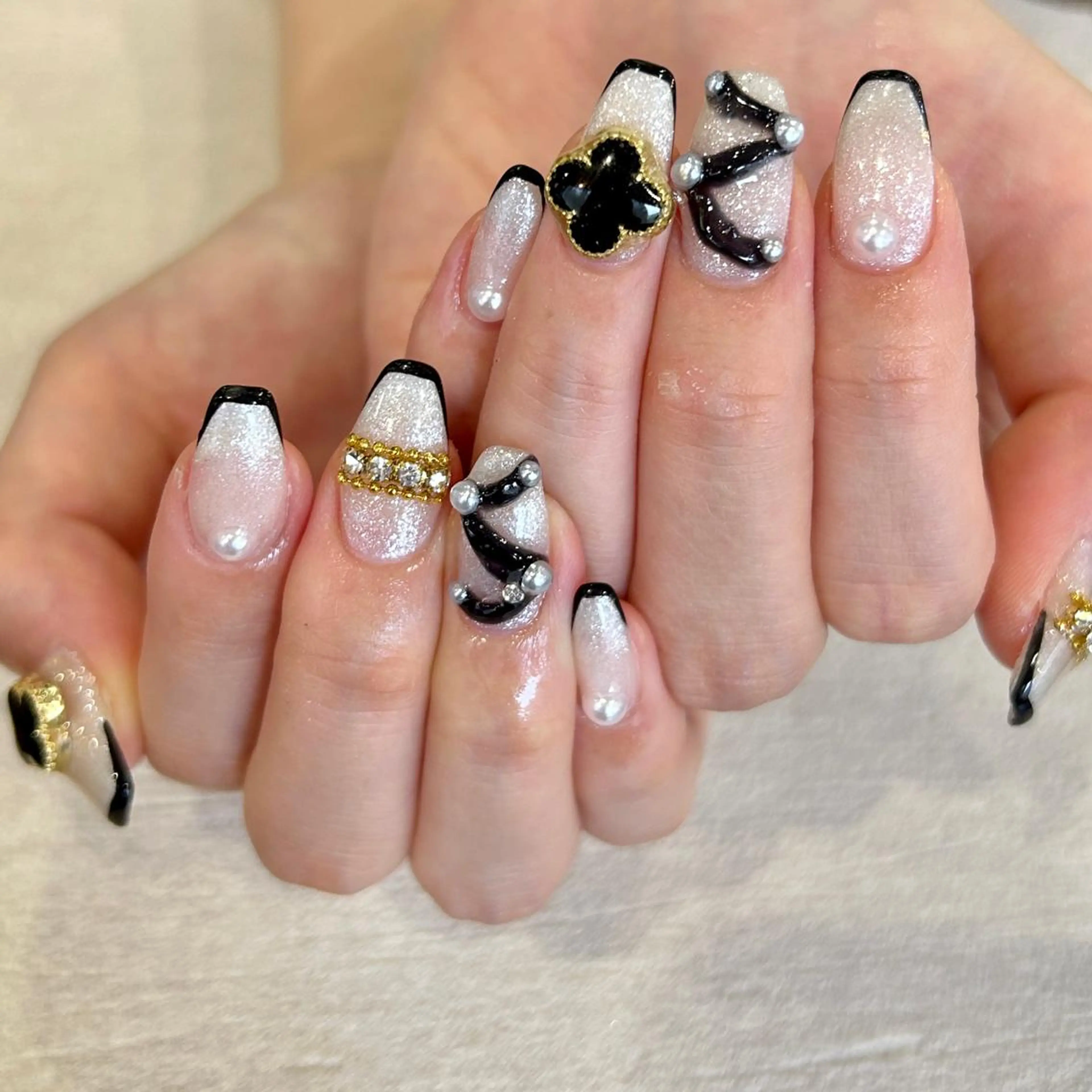 ネイル ハンドネイル Cleo🧸伏見店 mikiのネイルデザイン