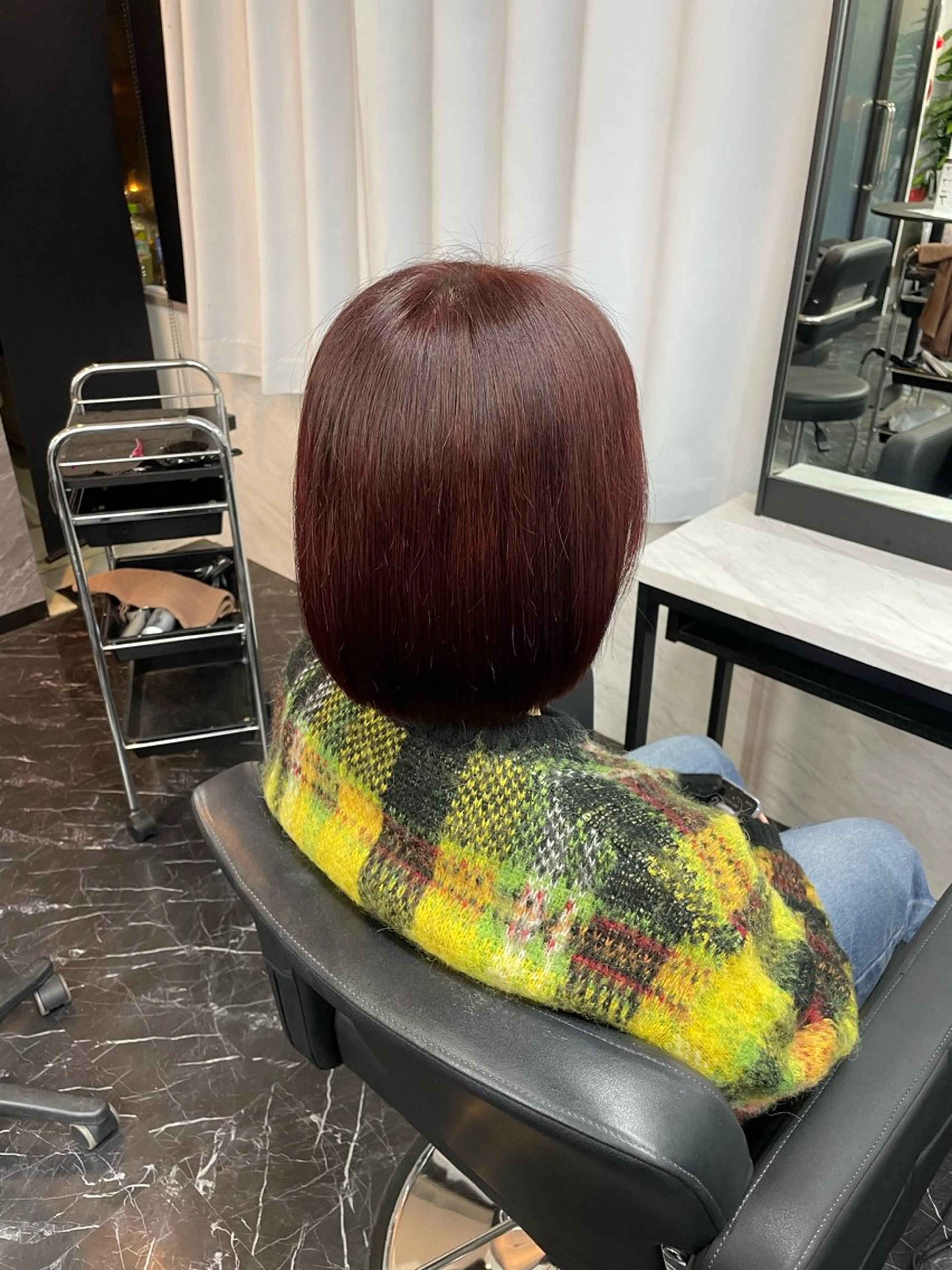 カラー 渡辺春衣 ☆カットモデル募集のヘアスタイル