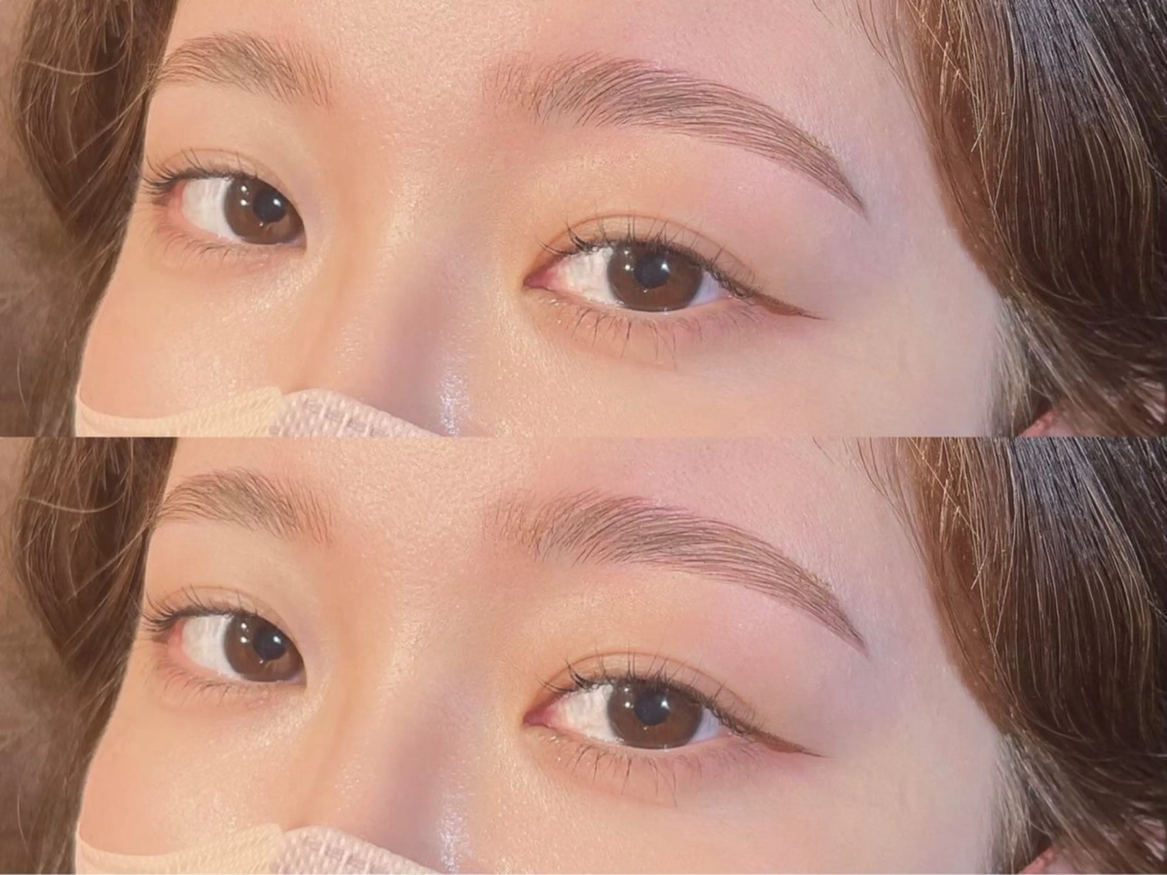 【🌸新年度に向けて🌸】仕上げメイク➕アイブロウwaxの写真