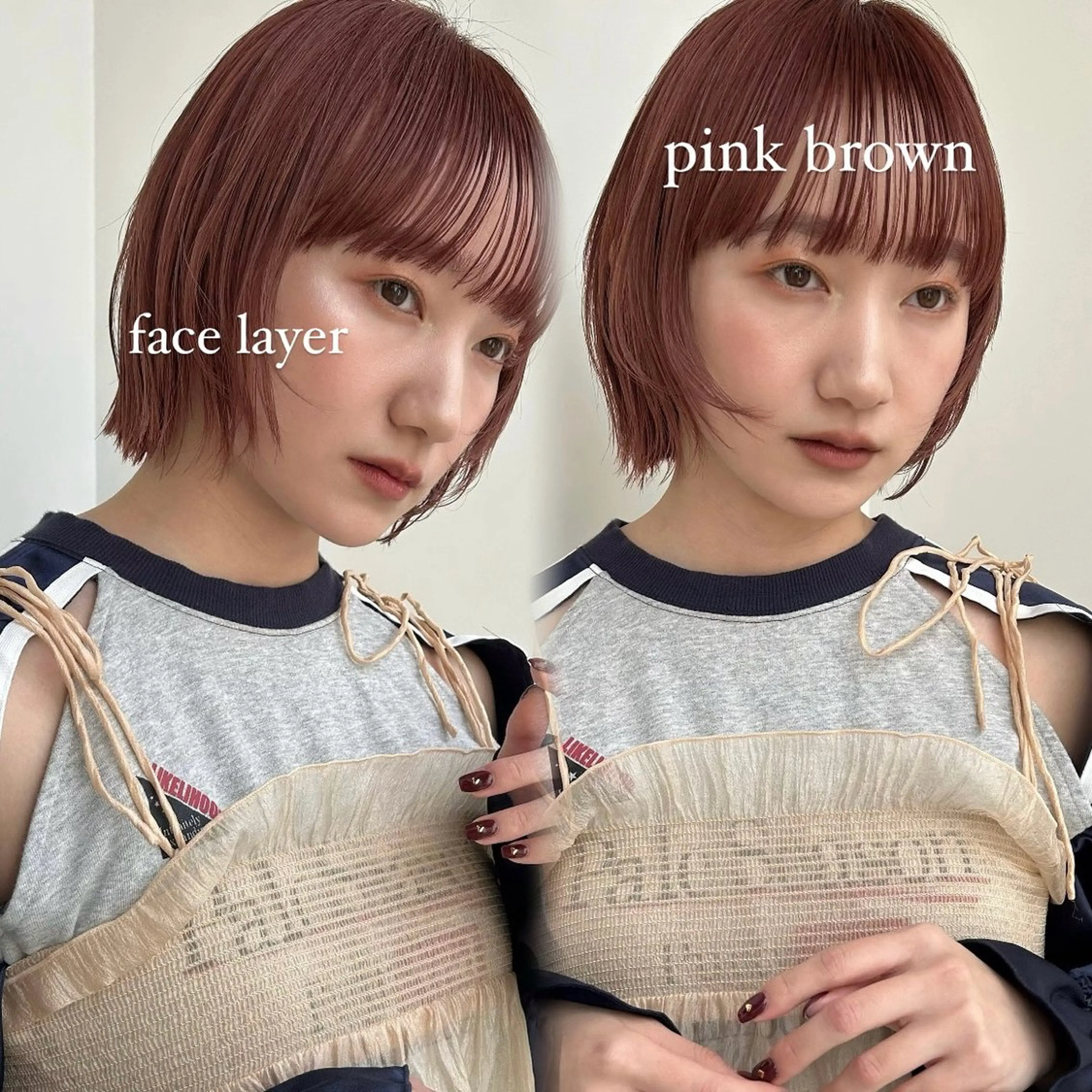 ショート カラー ヘアカラー 🐢ダブルカラー🐢 透明感/このかのヘアスタイル