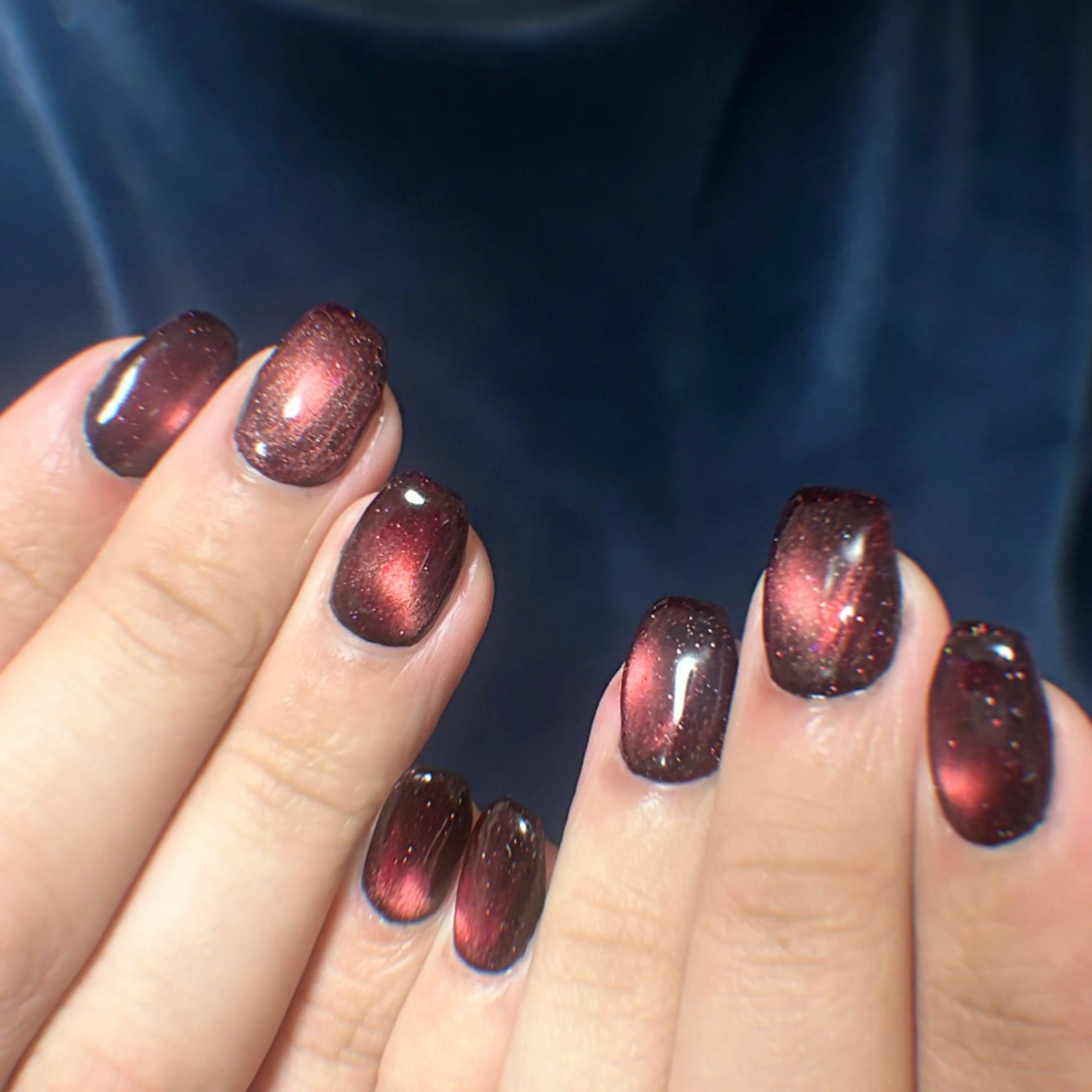 ネイル マグネットネイル メンズネイル ハンドネイル Hanna 🫧のネイルデザイン