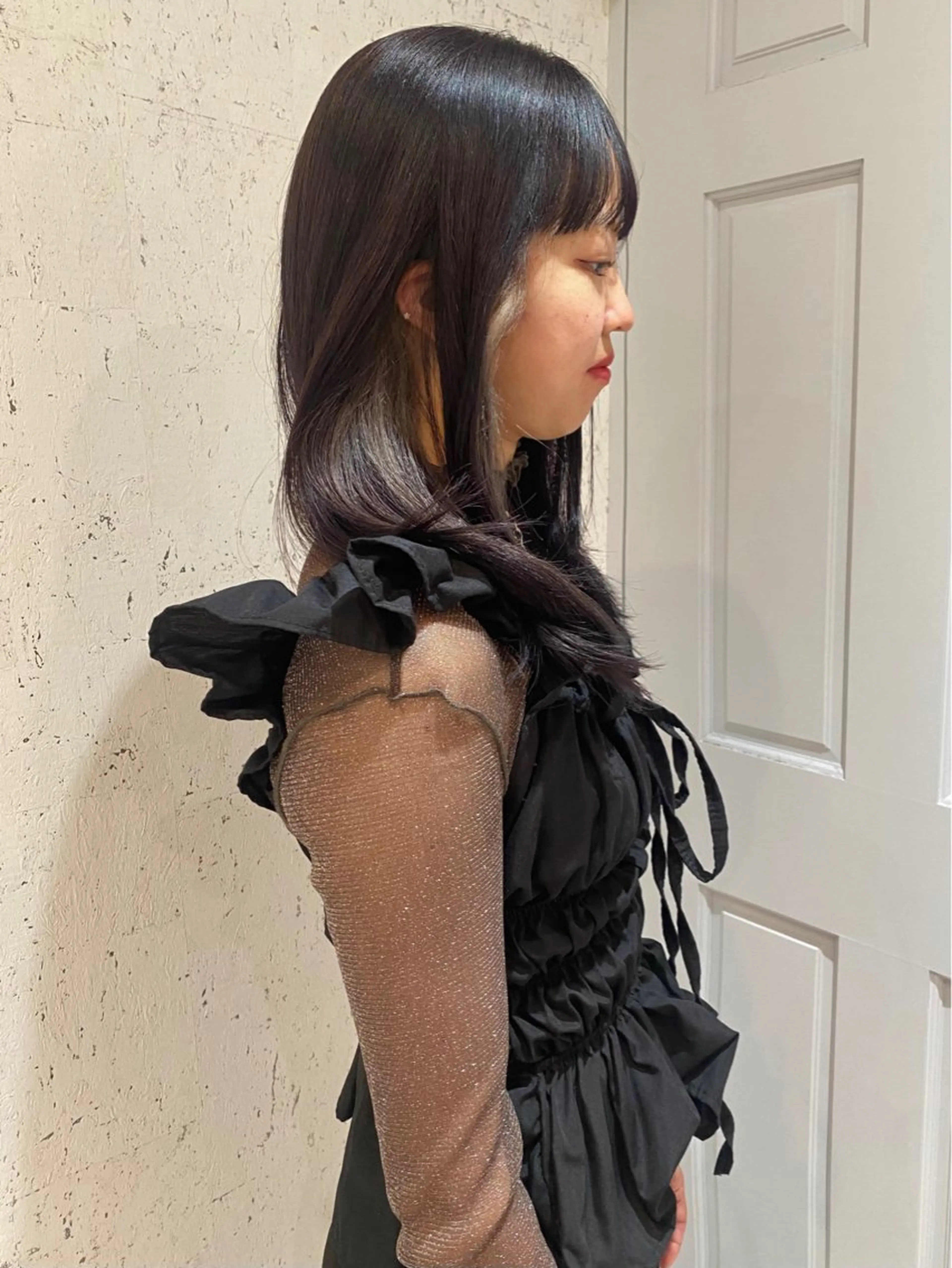 セミロング カラー カット ヘアカラー トリートメント mai / linoah˚✧のヘアスタイル