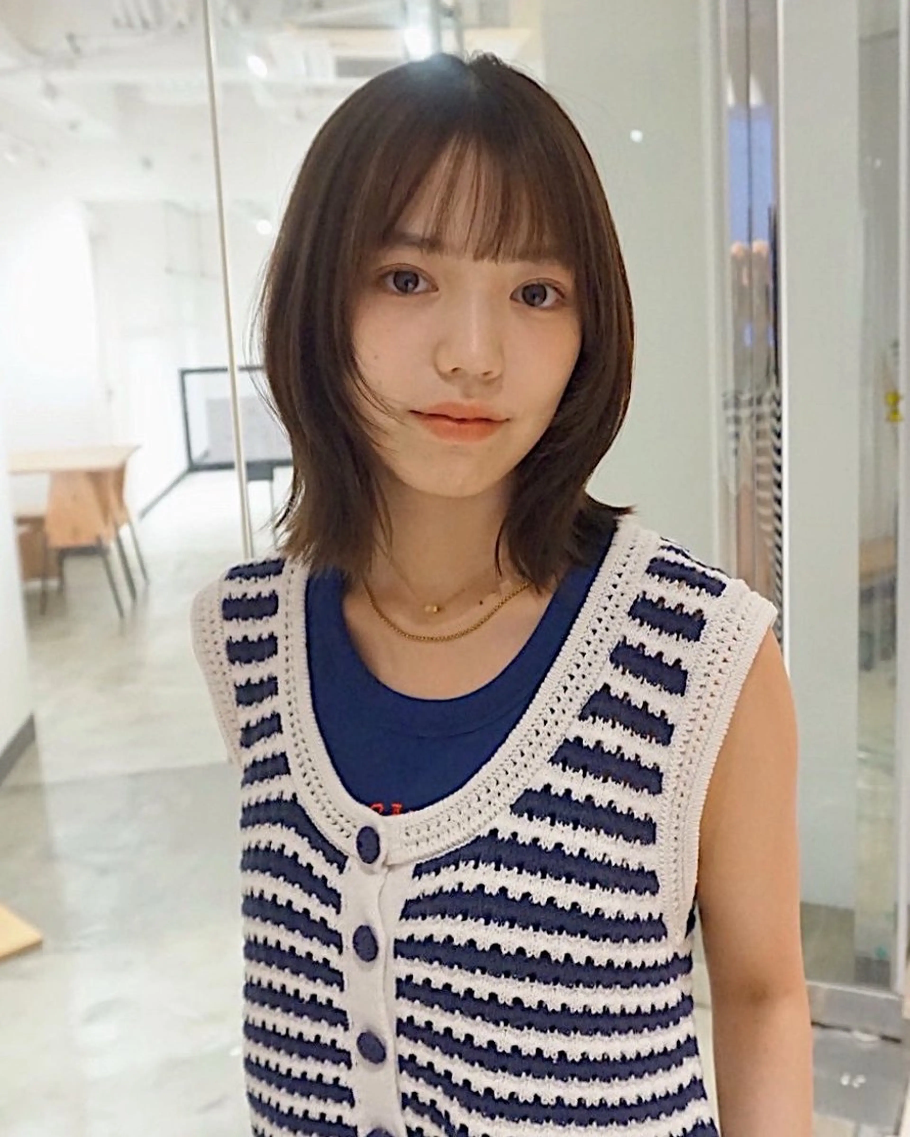 ミディアム ボブレイヤー ボブ レイヤーカット レイヤー特化🪽 yuka【高円寺】のヘアスタイル