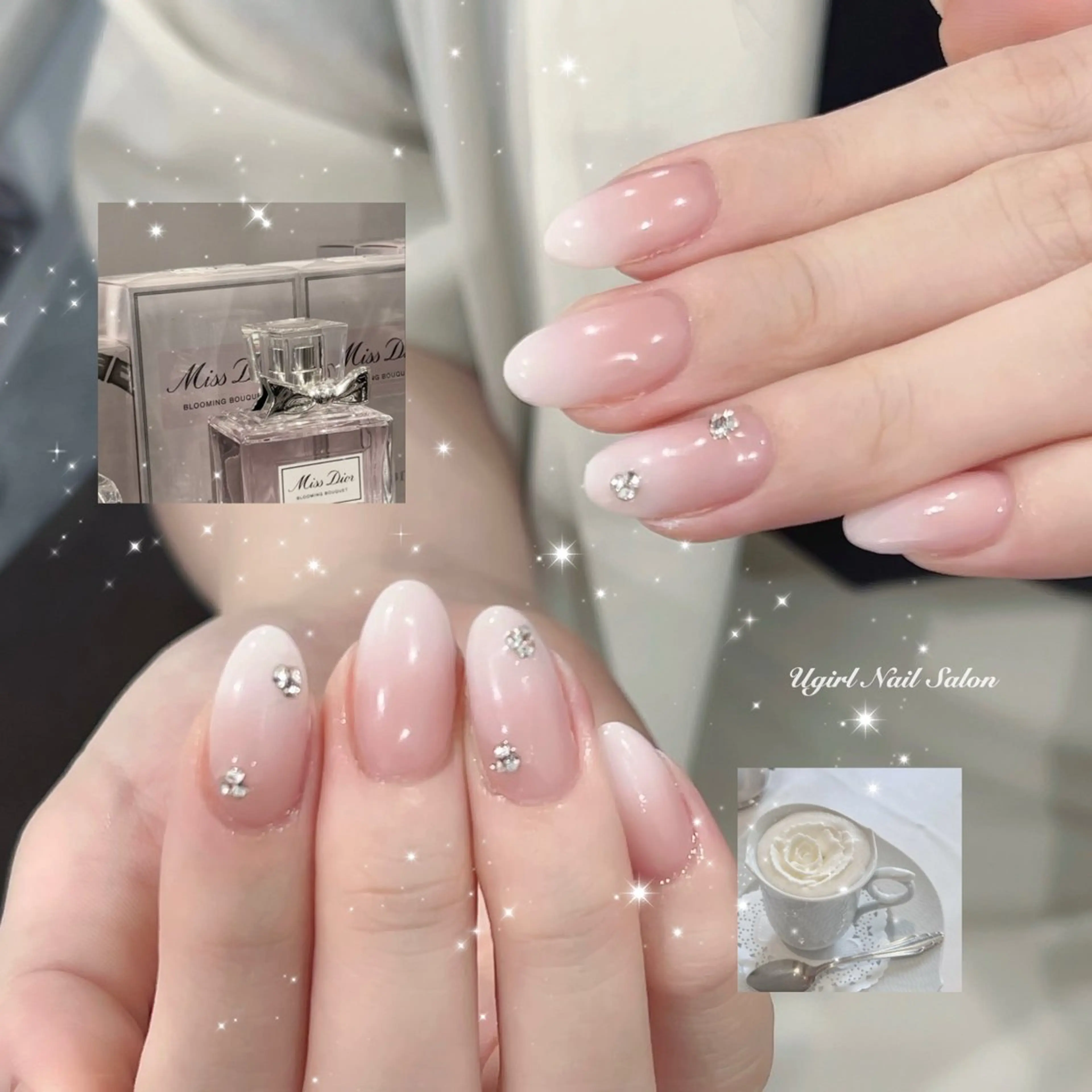 ネイル ハンドネイル 🪄mimi🎀 Midori🪽のネイルデザイン