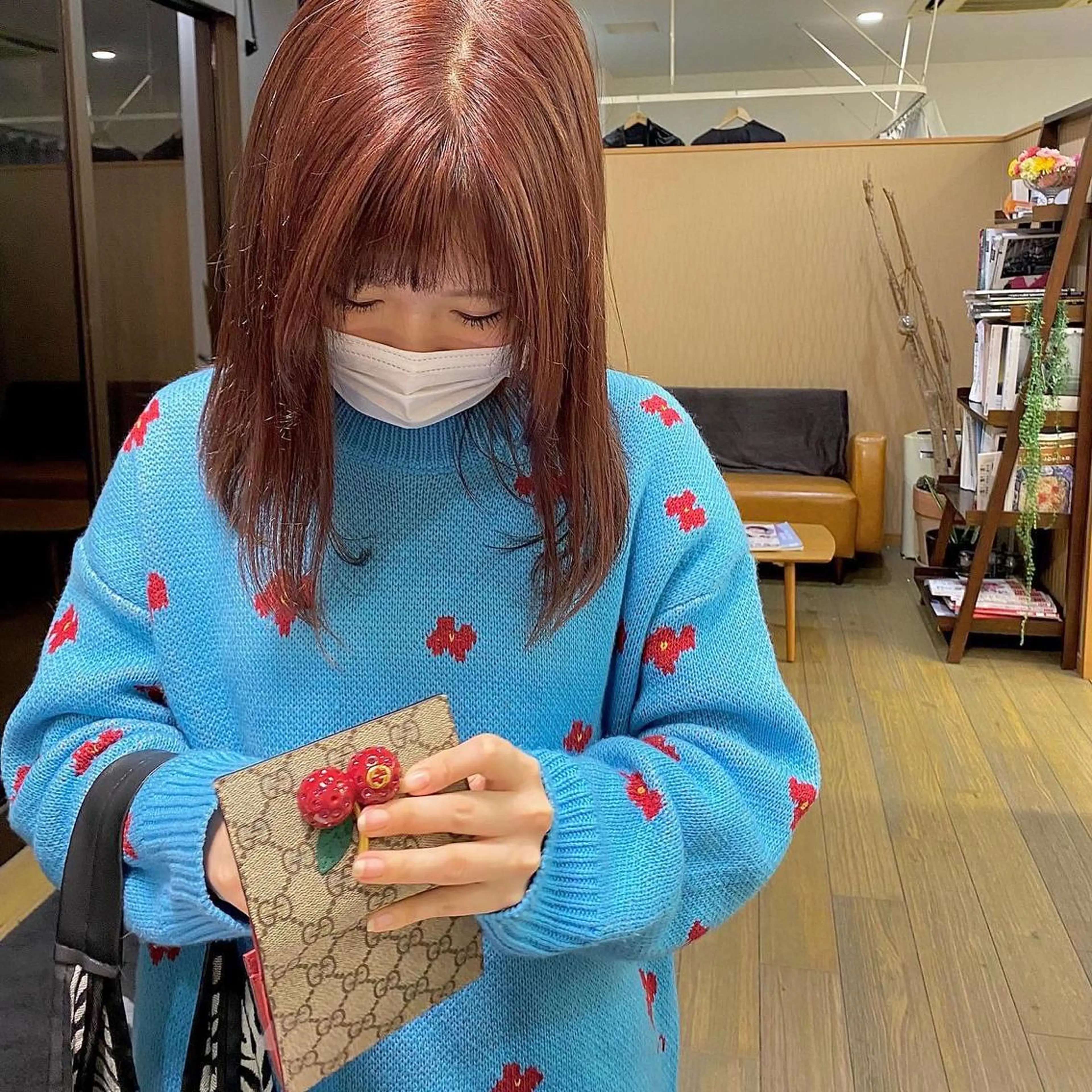 ミディアム カラー ブリーチ カット ヘアカラー トリートメント ブリーチカラー🫧 森　凪沙のヘアスタイル