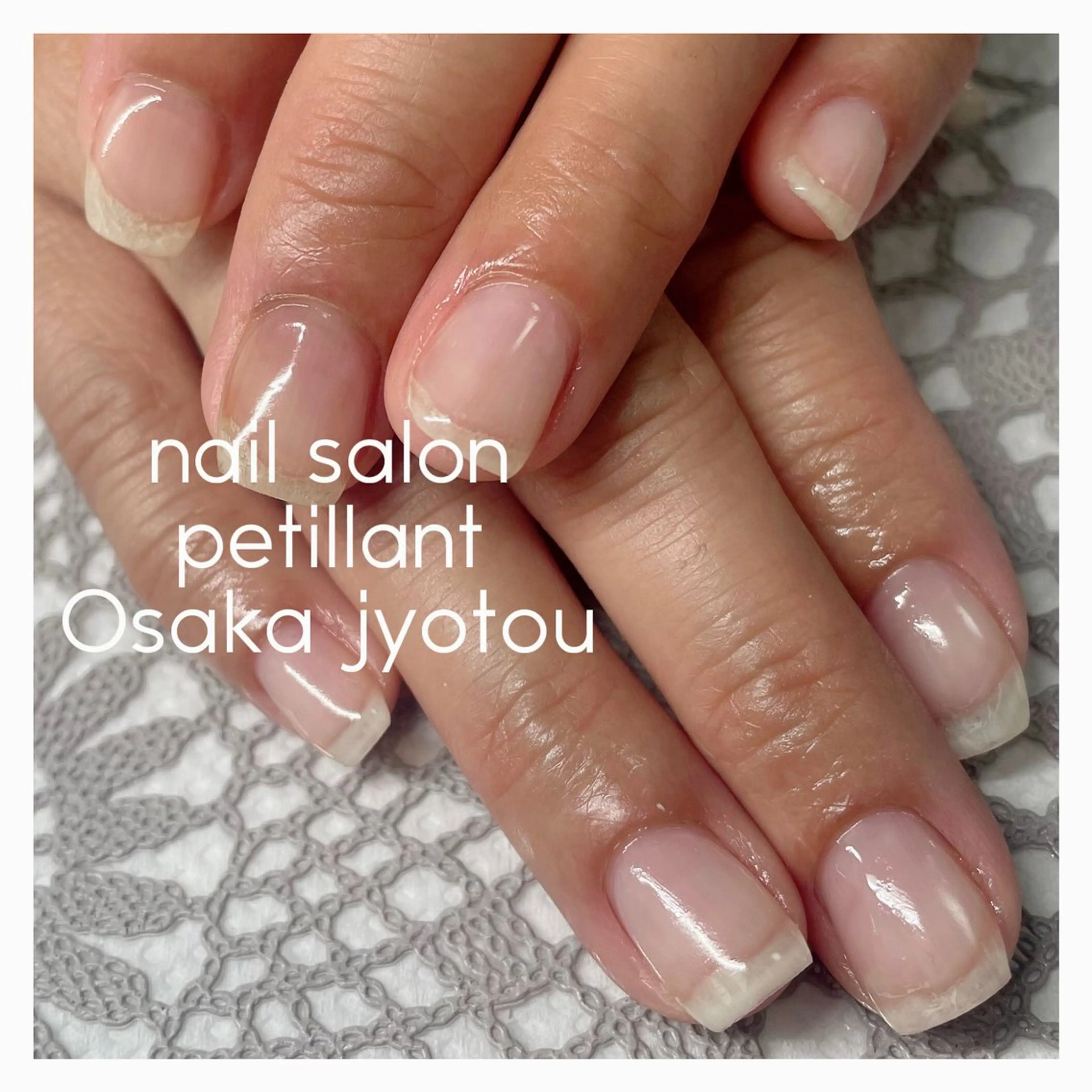 ネイル クリアネイル ジェルネイル nail salon petillantのネイルデザイン
