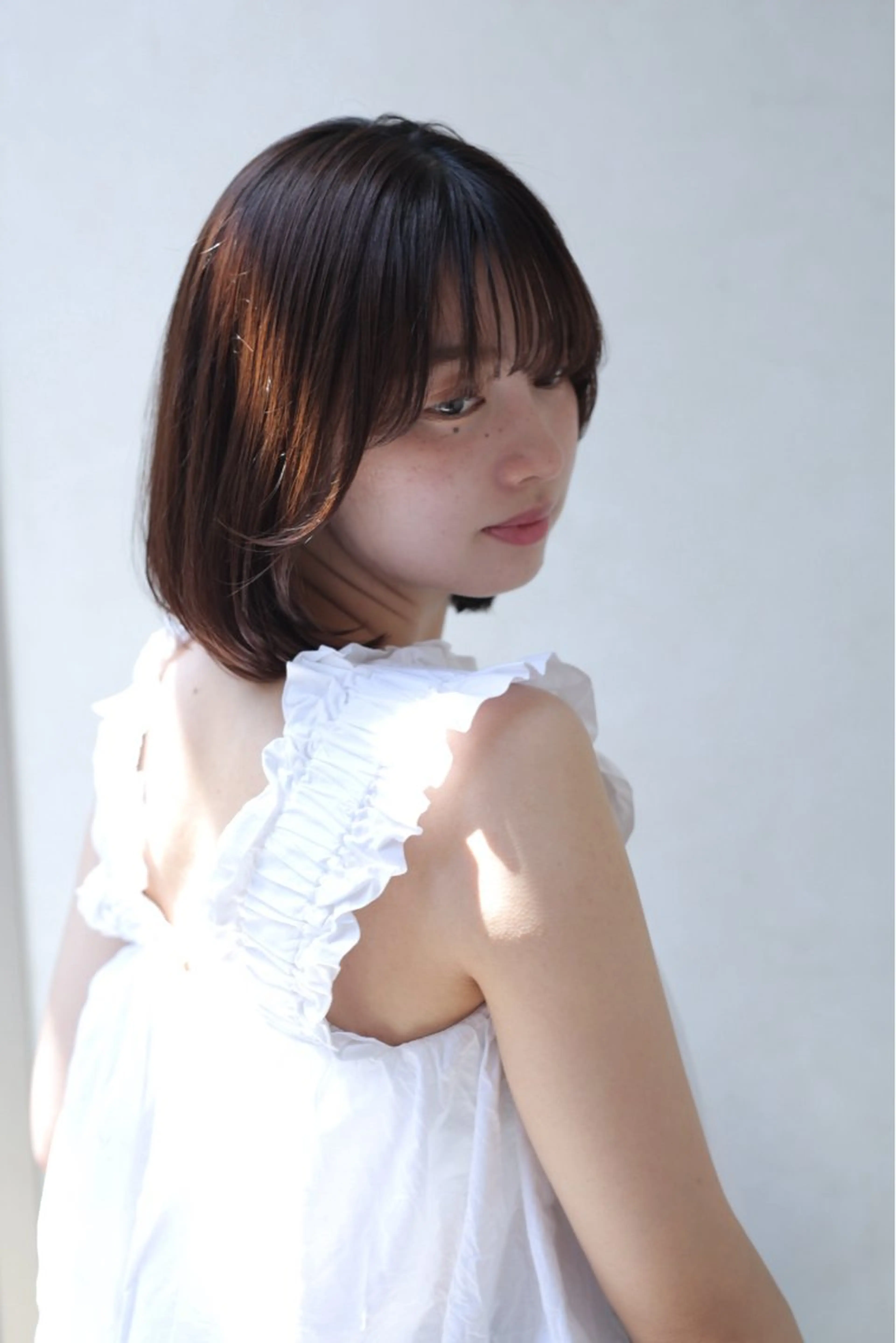 ミディアム ノンダメージサロン/ 豊中/美容室のヘアスタイル