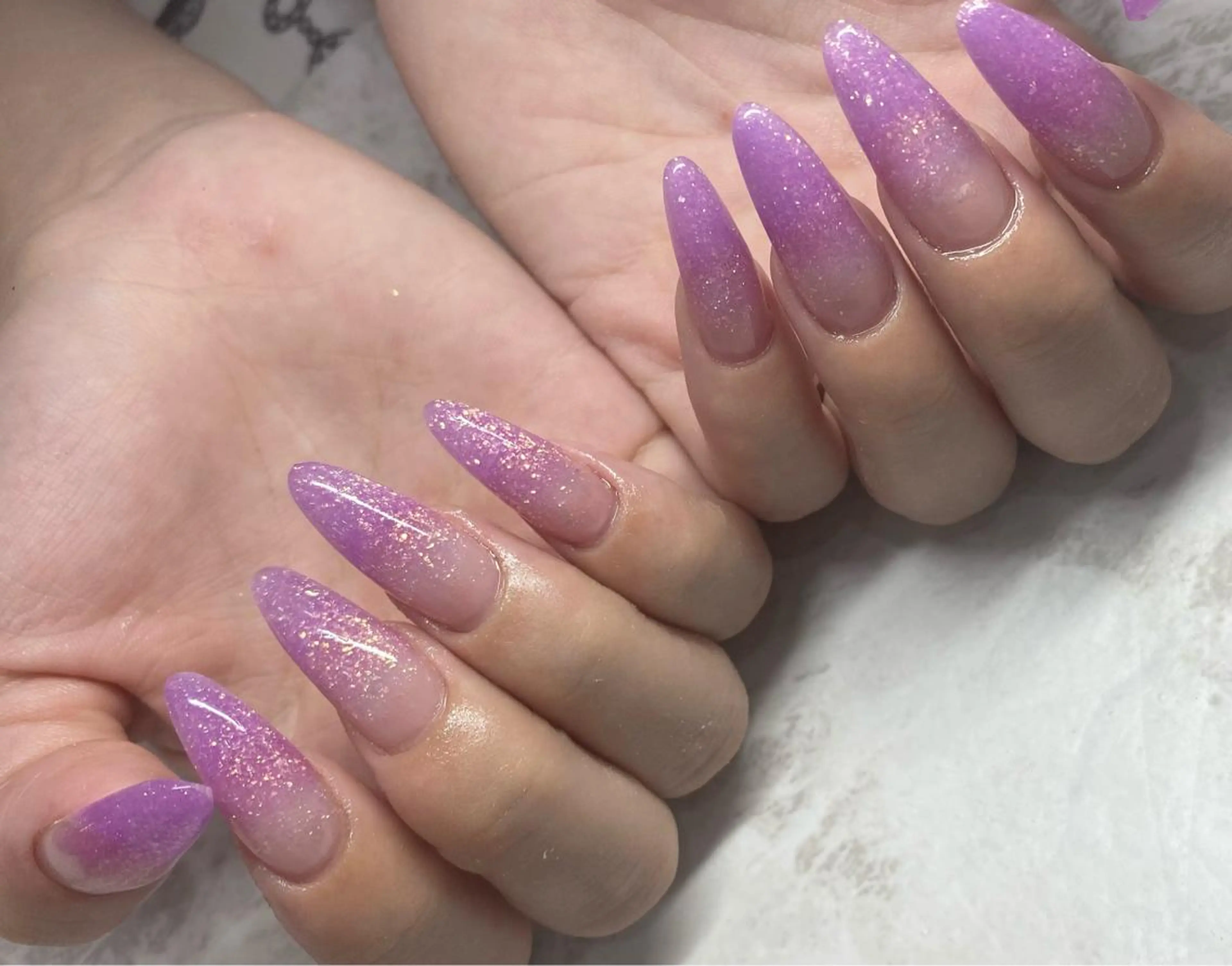 ロング ネイル ハンドネイル nail salon ViBlissのネイルデザイン