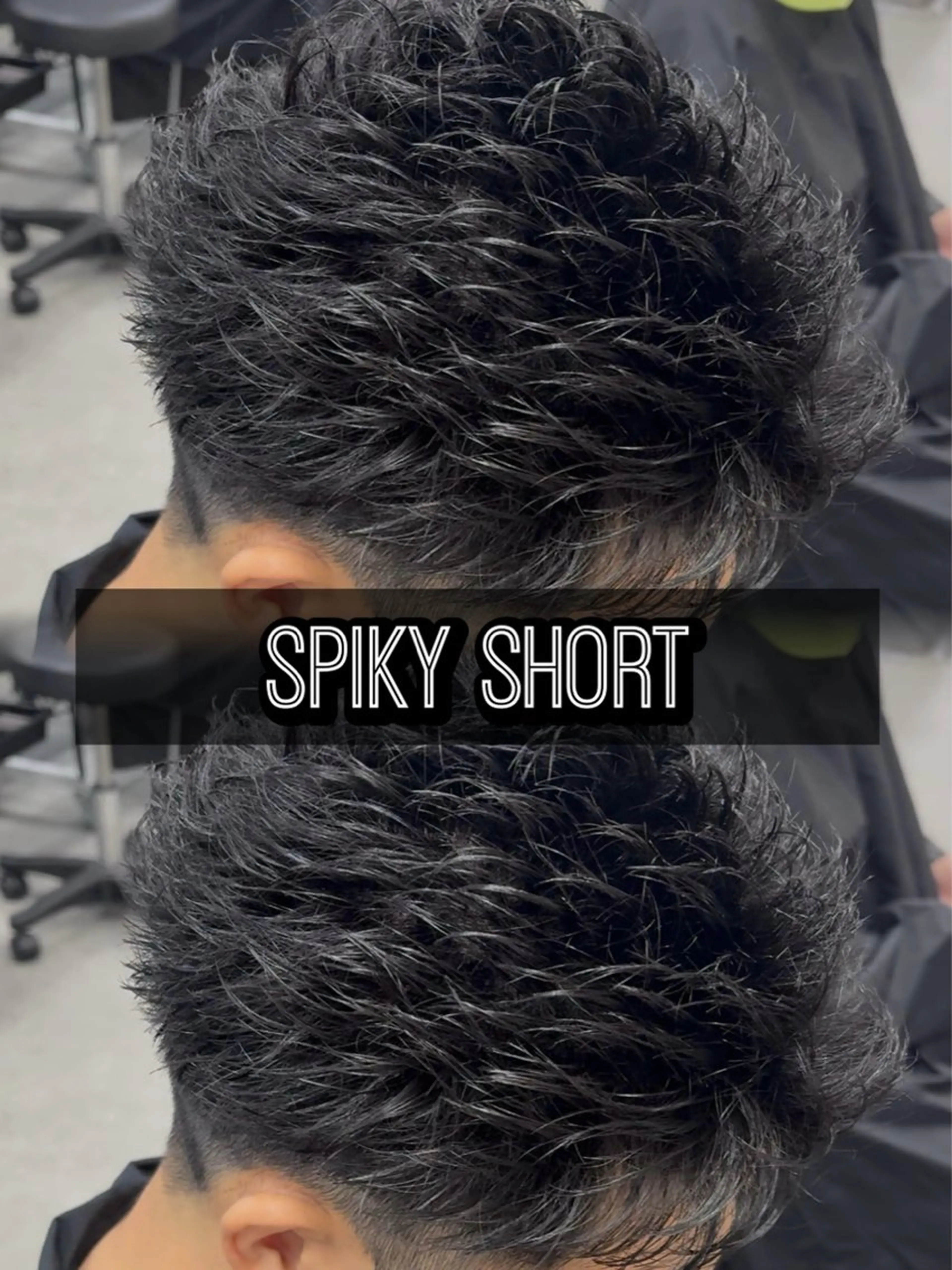 ショート メンズ センターパート フェザーパーマ メンズハイライト メンズメッシュ マッシュ センターパート/フェ ザー🔥SHUYAのヘアスタイル