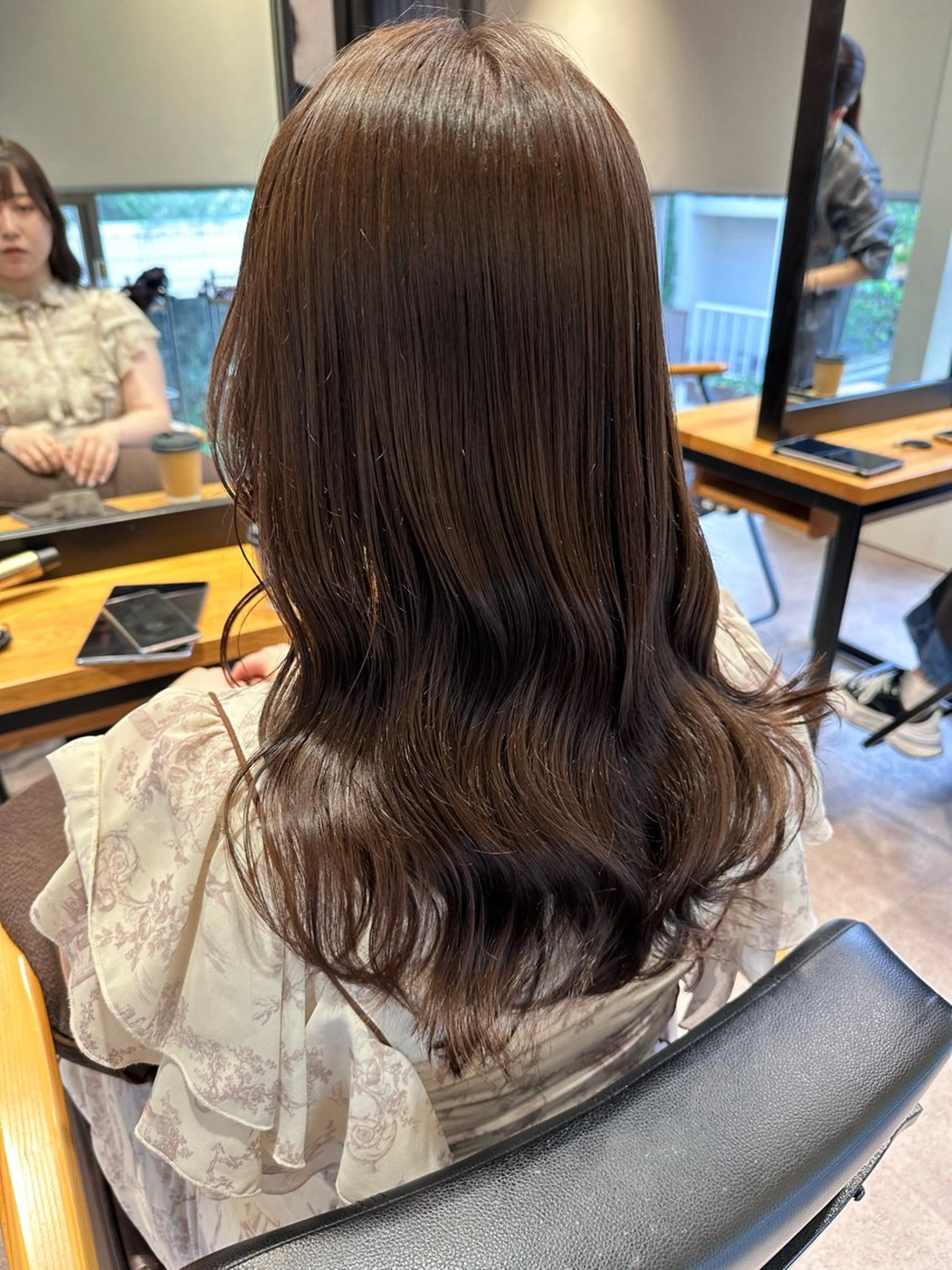 ミディアム カラー ヘアカラー トリートメント 韓国風/オシャレ /縮毛矯正/滝口琴未のヘアスタイル
