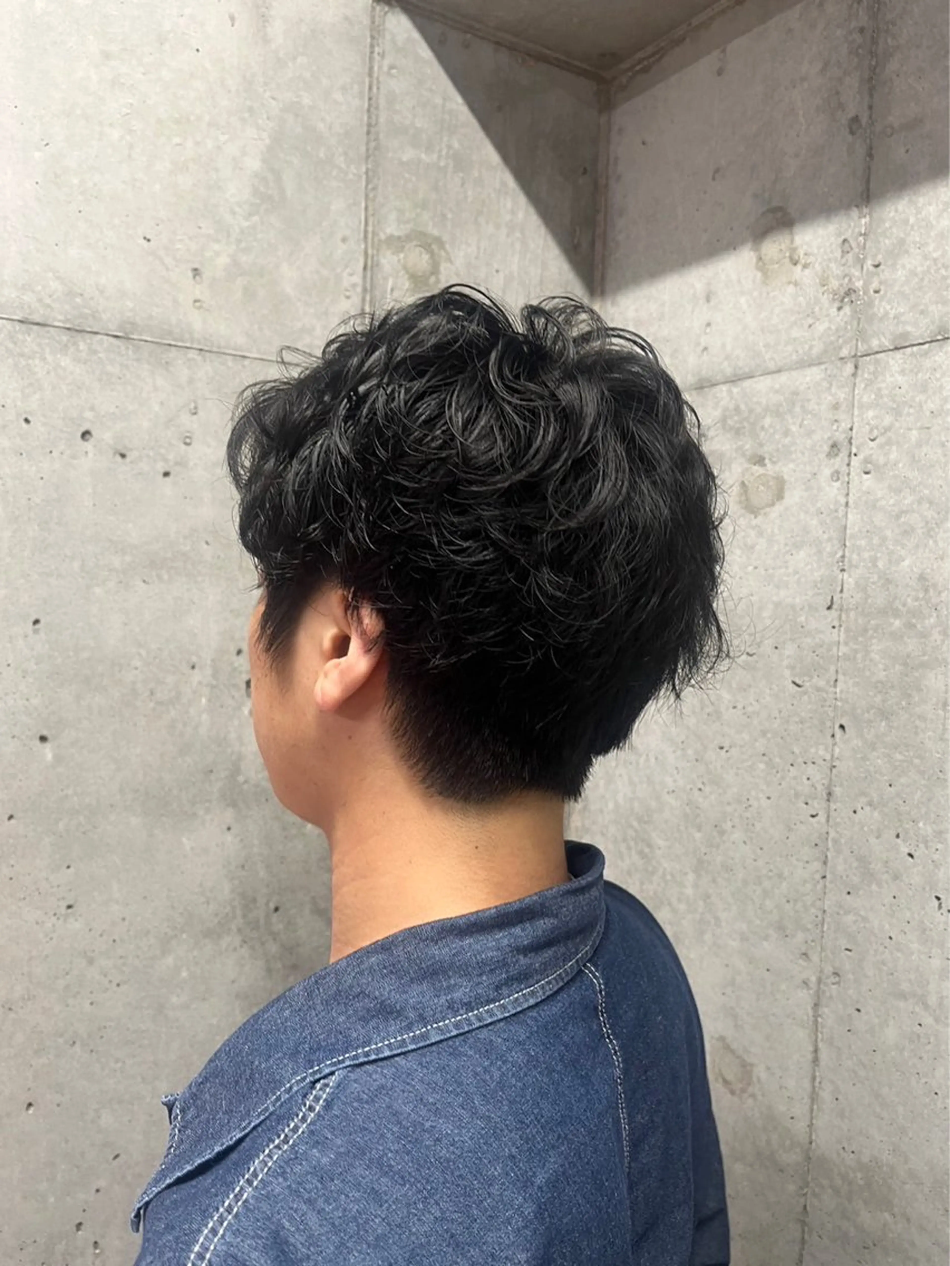 パーマ メンズ hina💟 透明感カラーのヘアスタイル