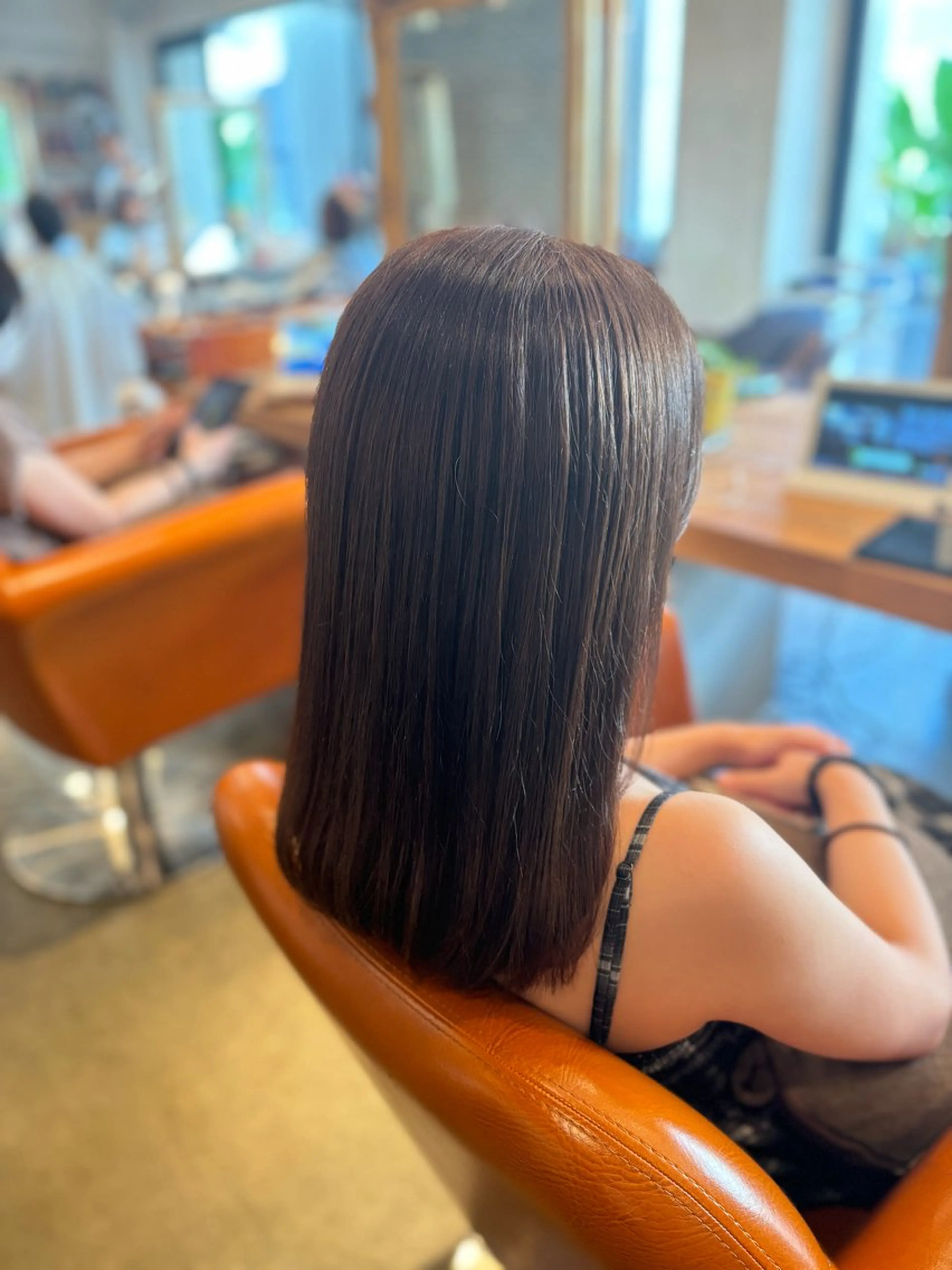 セミロング カラー ベージュカラー 髪質改善 カット ヘアカラー トリートメント 髪質改善カラー ベージュ🤎YUMEのヘアスタイル