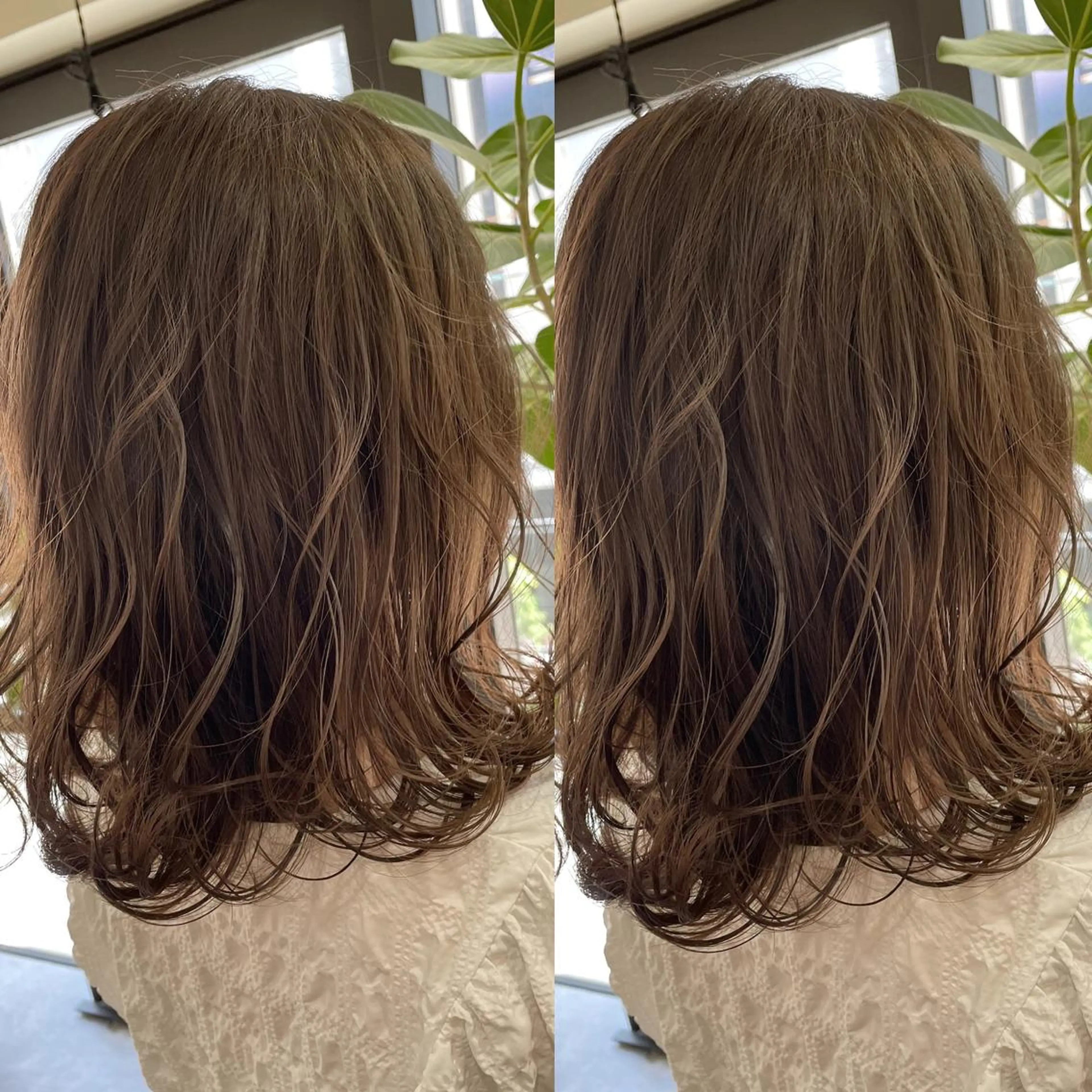 ミディアム カラー ヘアカラー 心斎橋韓国ボブ 好原良真のヘアスタイル