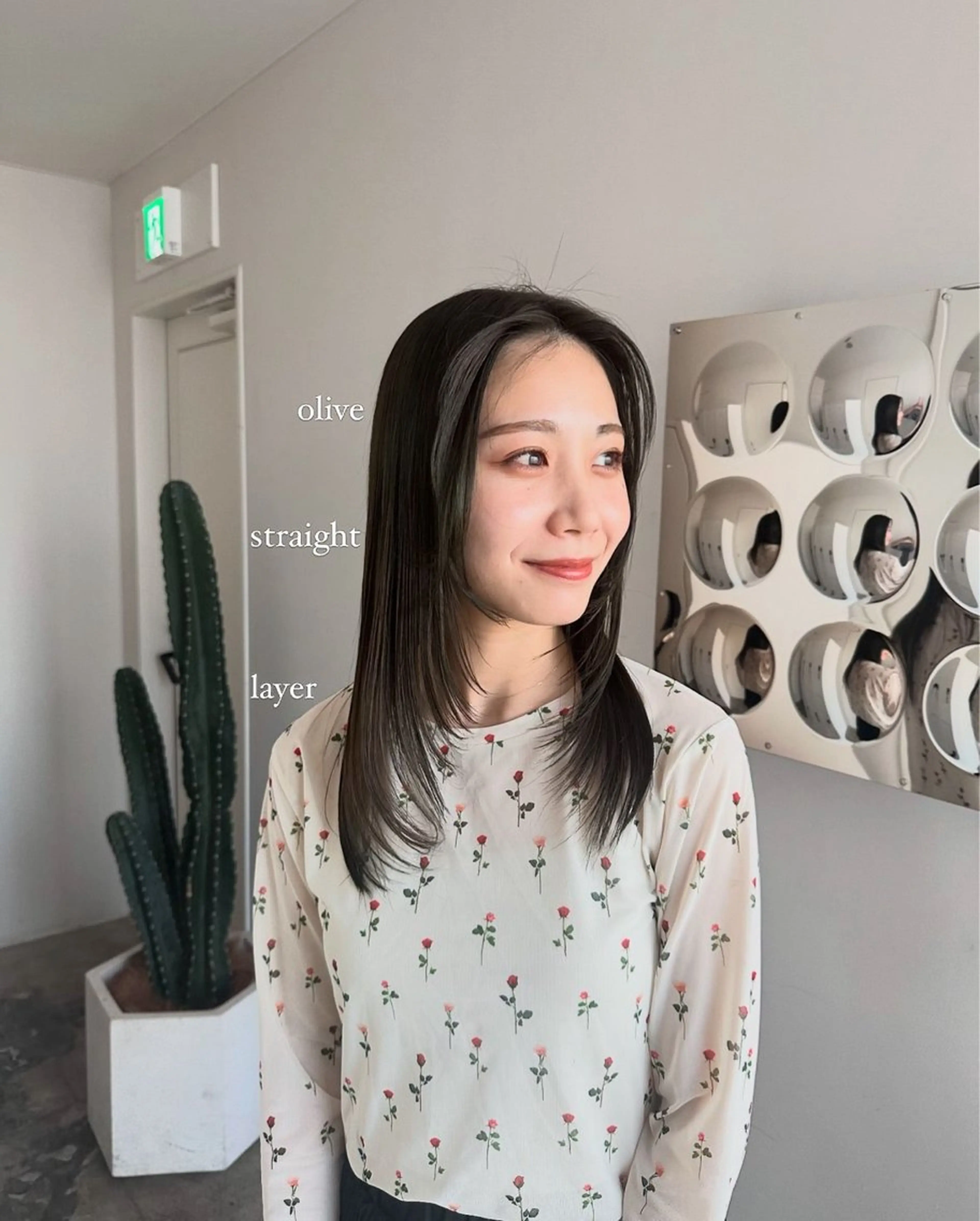 ロング カラー パーマ くせ毛 髪質改善 レイヤーカット ストレートパーマ カット ヘアカラー 縮毛矯正 トリートメント 透明感カラー/顔周り レイヤー/髪質改善のヘアスタイル