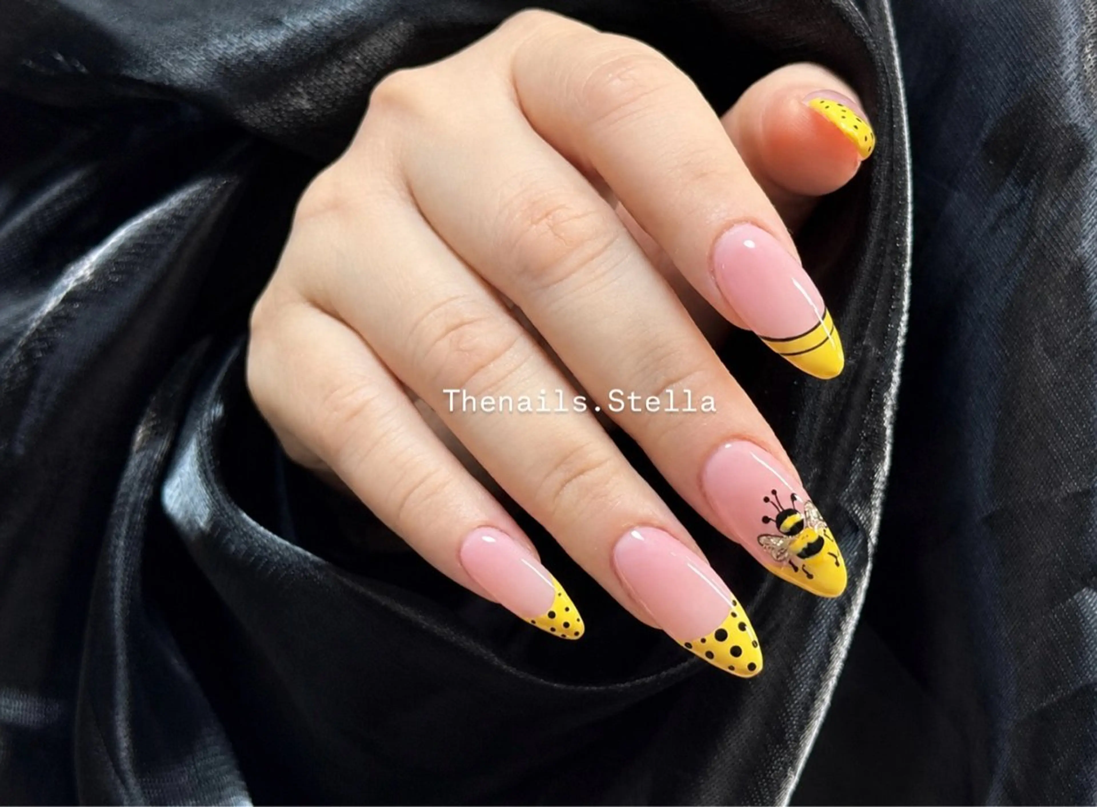 ネイル 長さ出し ネイルチップ TheNails Stellaのネイルデザイン