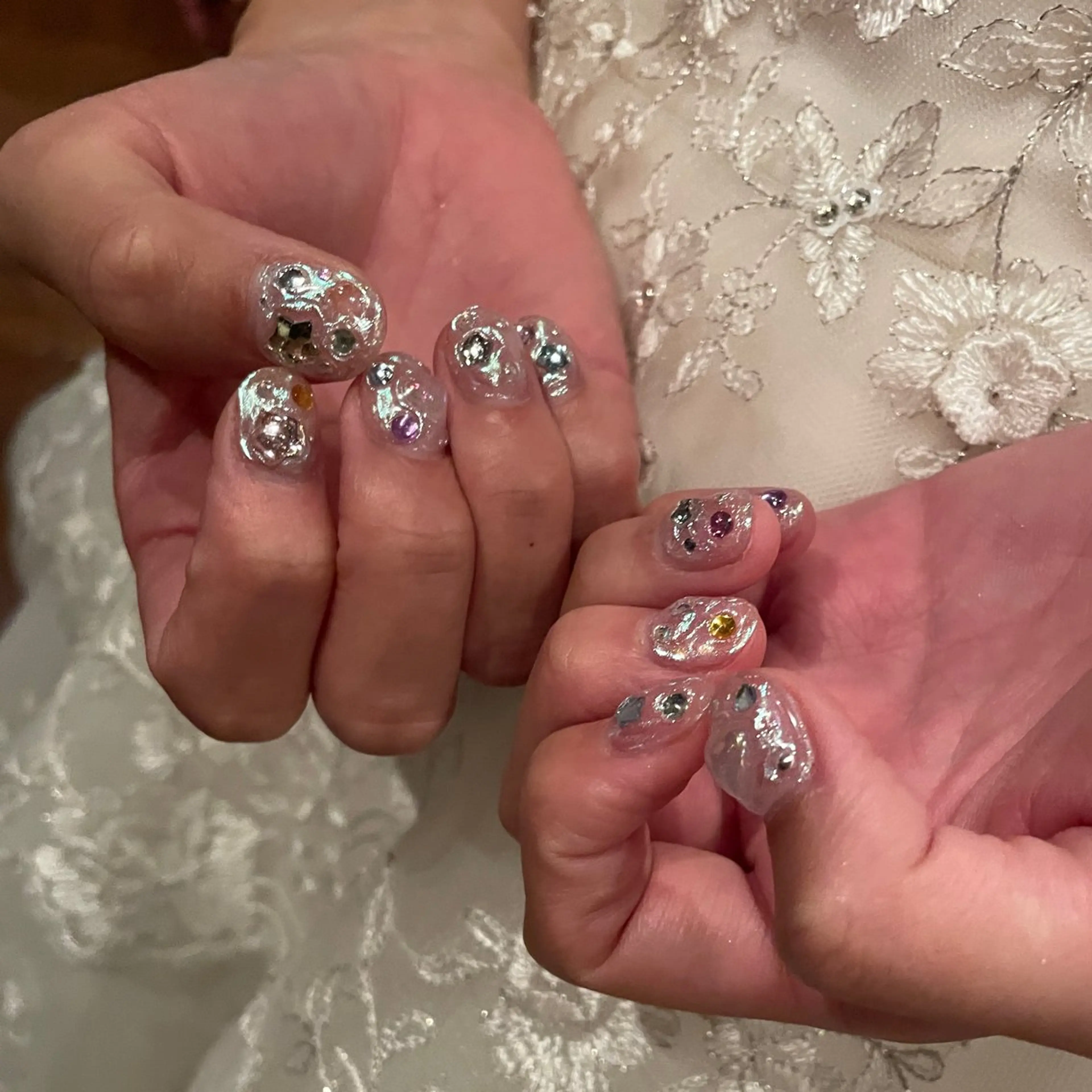 ネイル ブライダルネイル nail salon en所属・ennail ayaのネイルデザイン