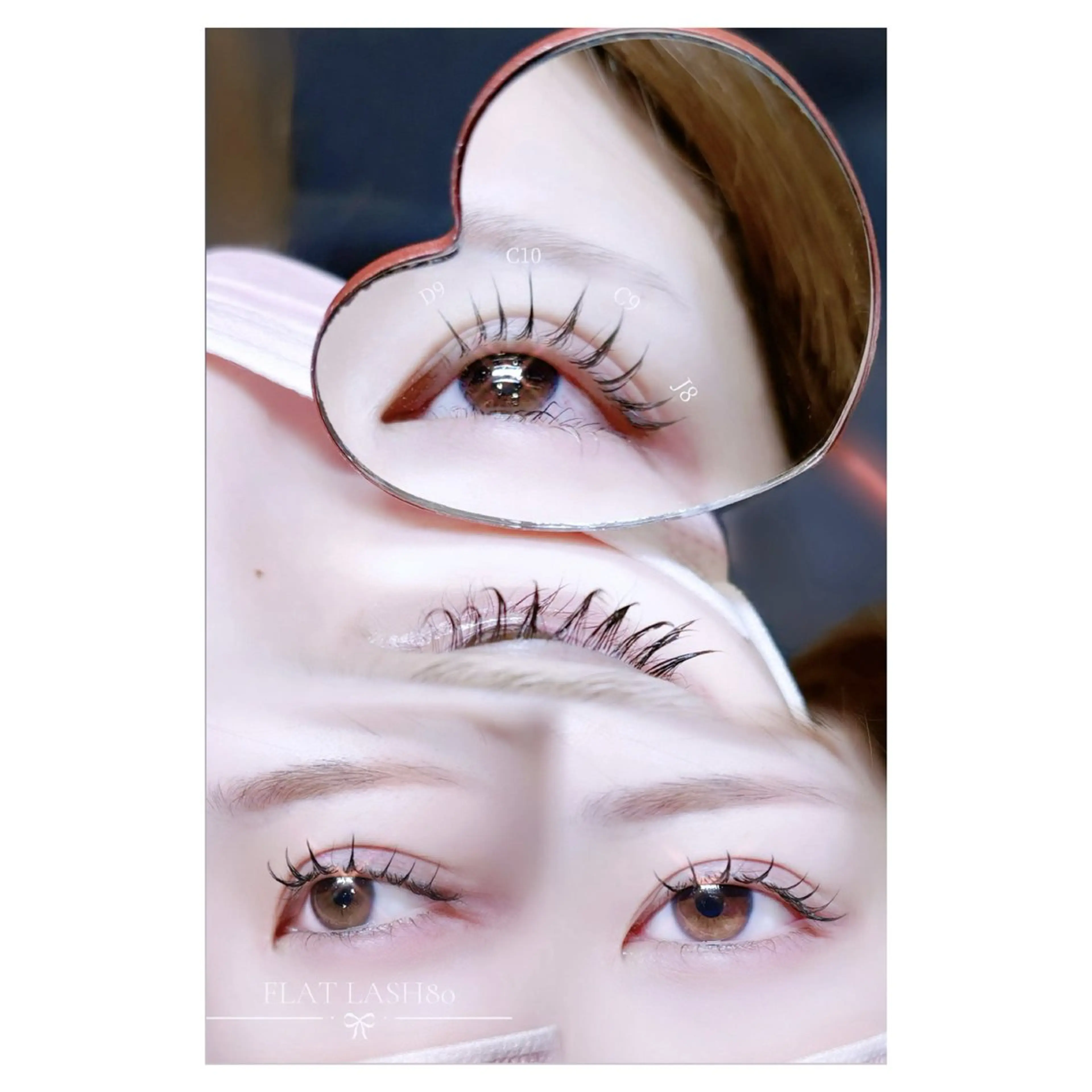 フラットラッシュ 80本 (オフなし)コーティング剤付き💭🌙の写真