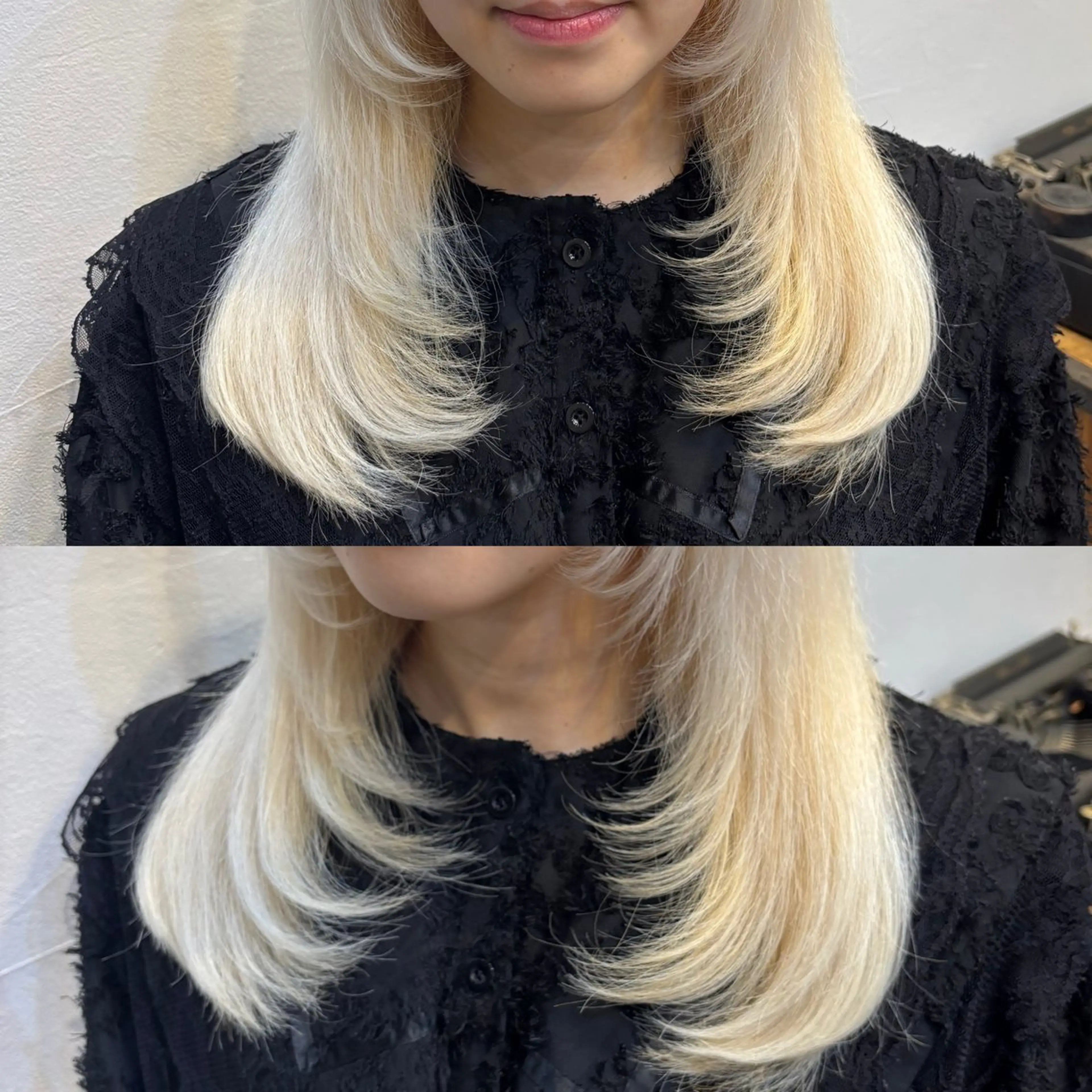 ロング ロングレイヤー ／米澤凌華のヘアスタイル