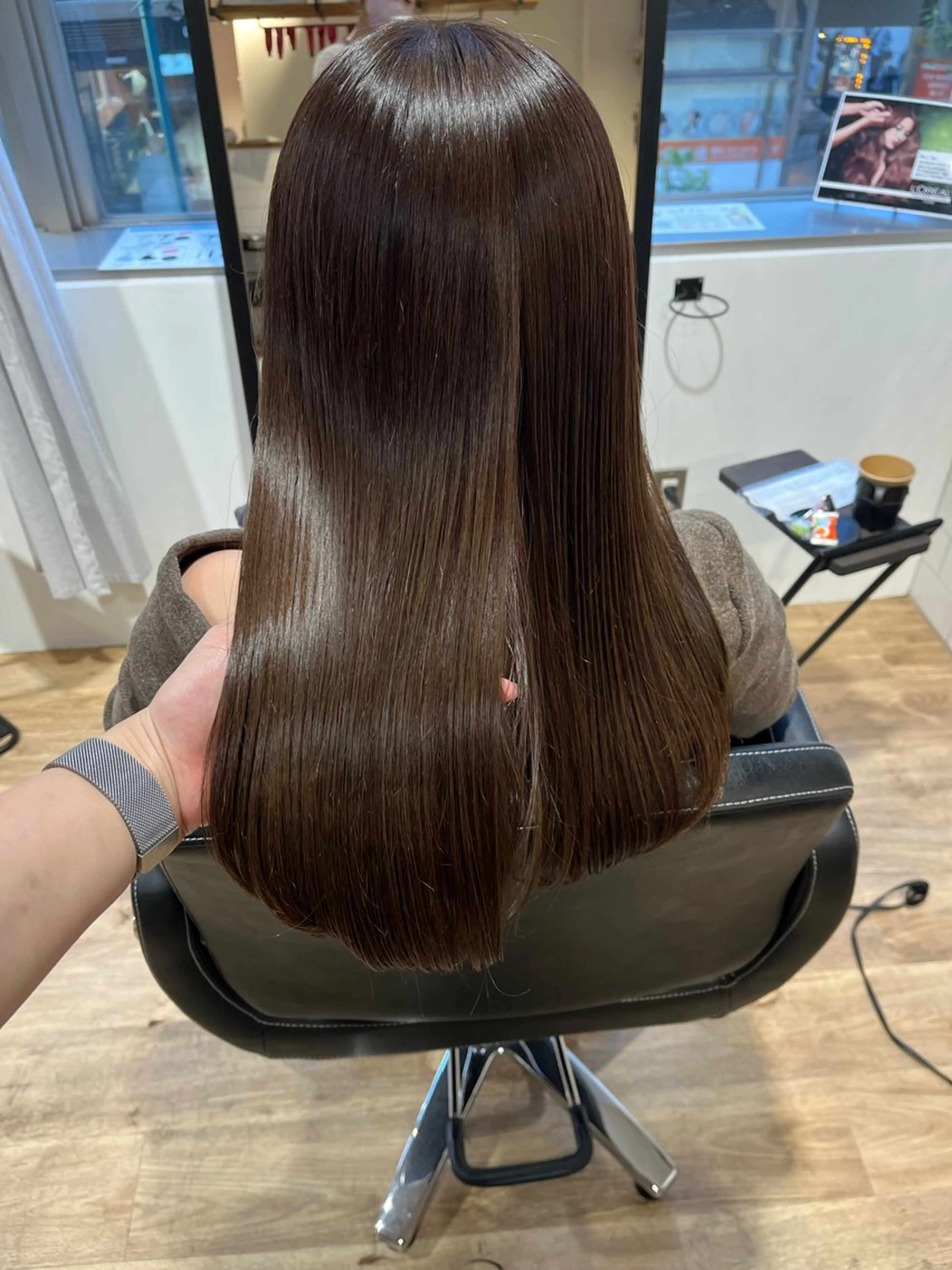 ロング カラー ✨艶髪✨ 奈須晴香のヘアスタイル