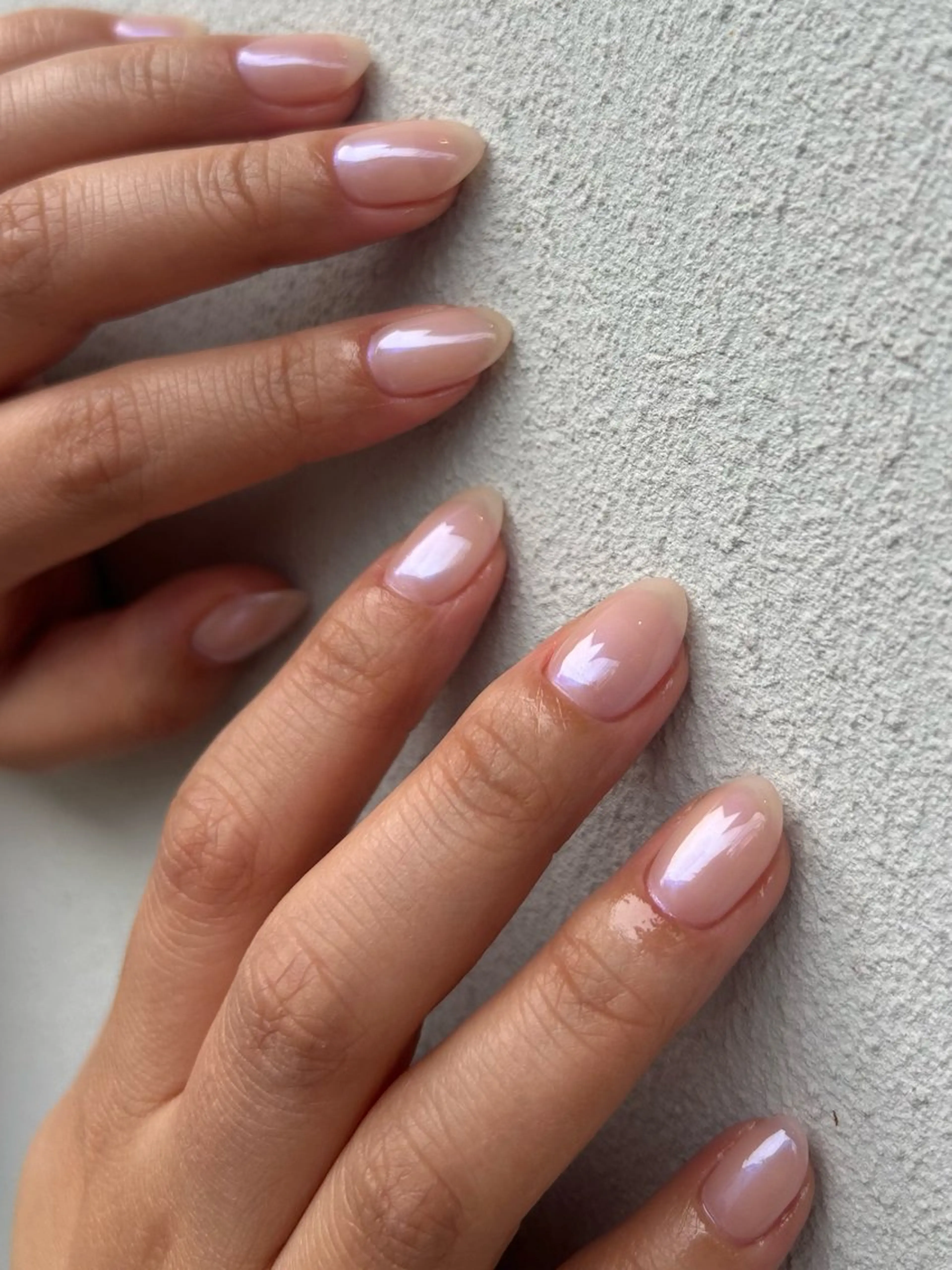 ネイル オーロラネイル ブルー ハンドネイル Yumi シンプルネイルのネイルデザイン