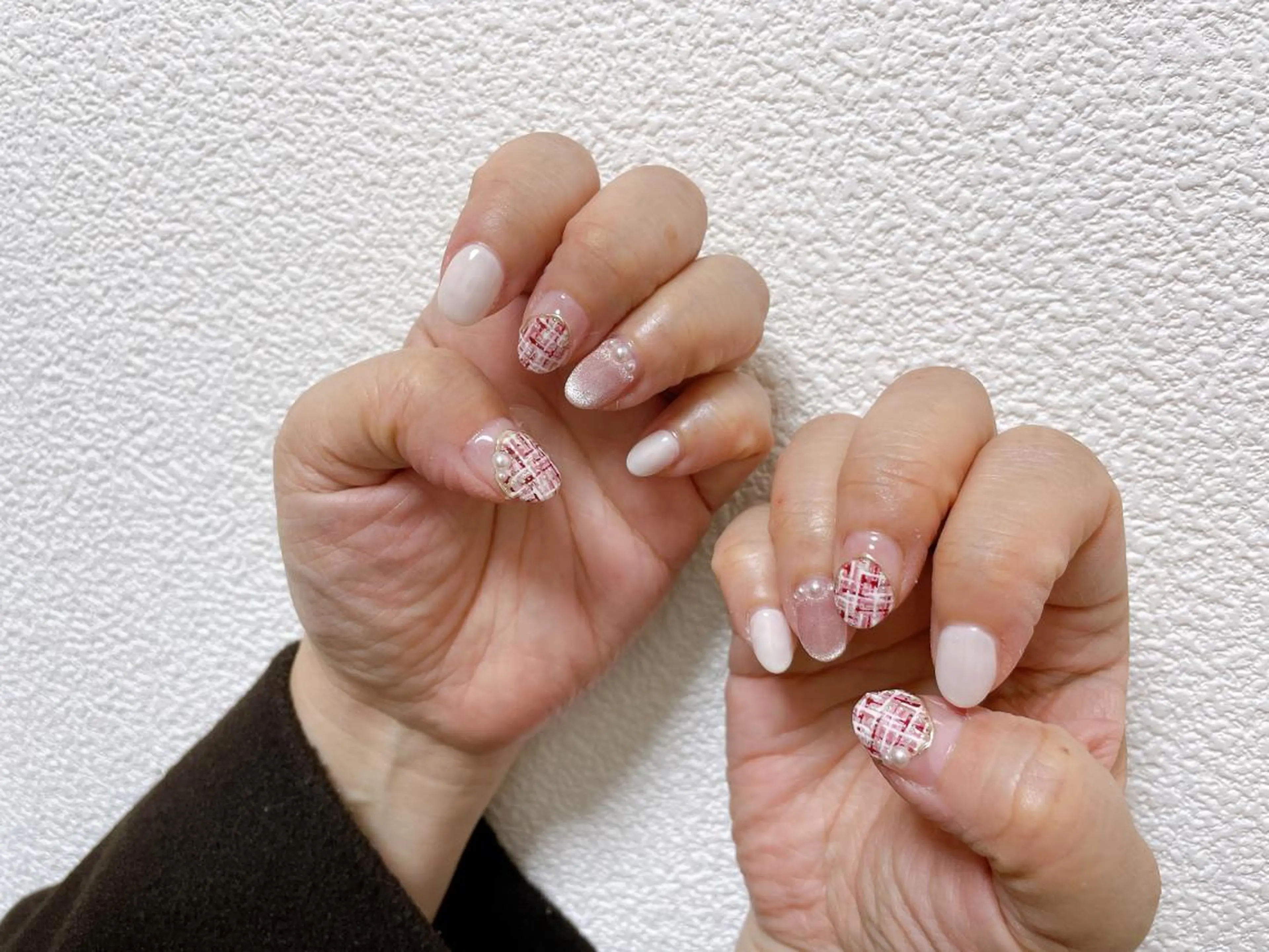 ネイル オーロラネイル フラワーネイル フットネイル フレンチネイル ジェルネイル mogunail &blowのネイルデザイン