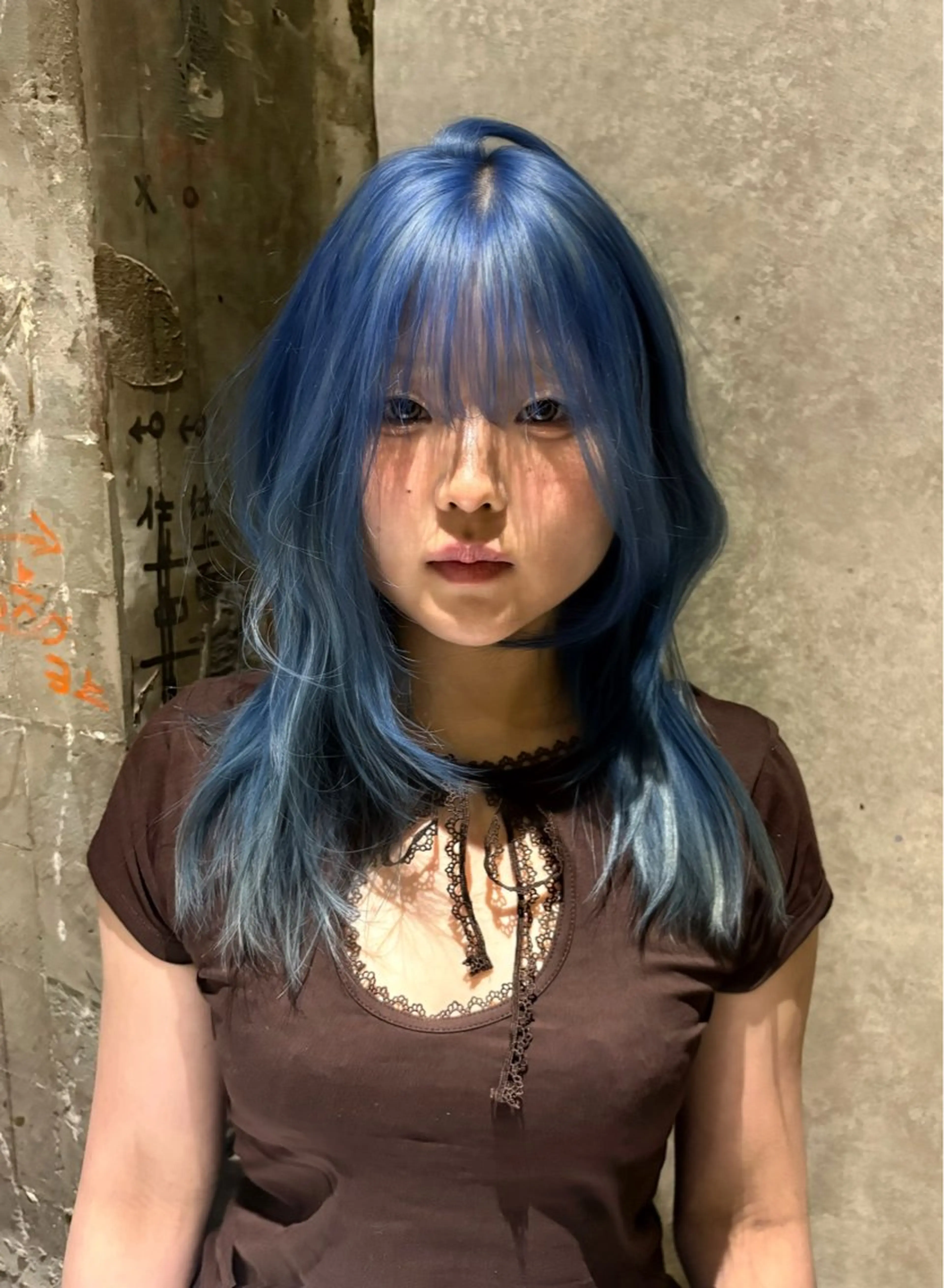 セミロング カラー 梅田/カラーモデル 募集/MANA🦕のヘアスタイル