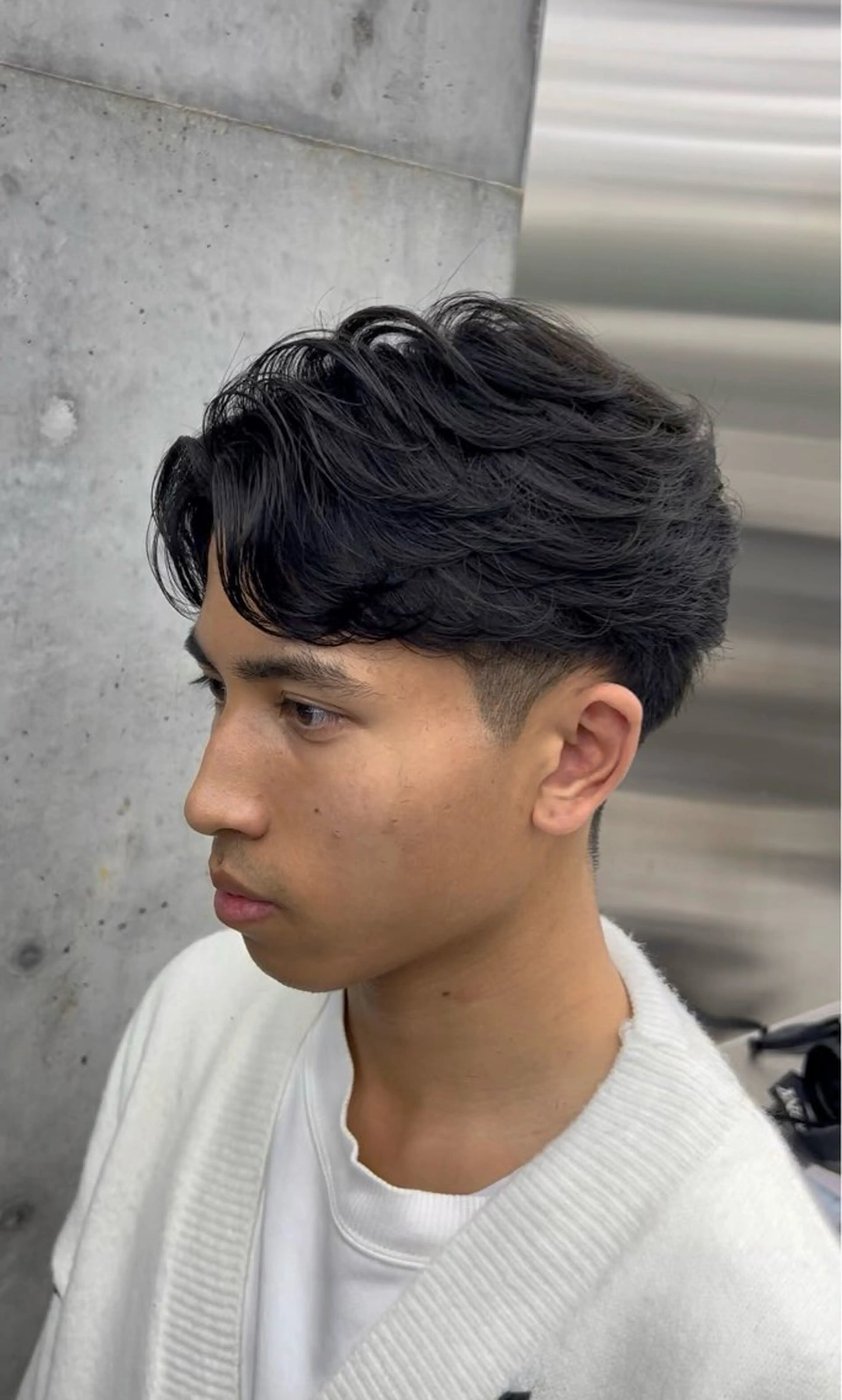 ショート パーマ メンズ 似合わせカット /fifth富樫倭のヘアスタイル