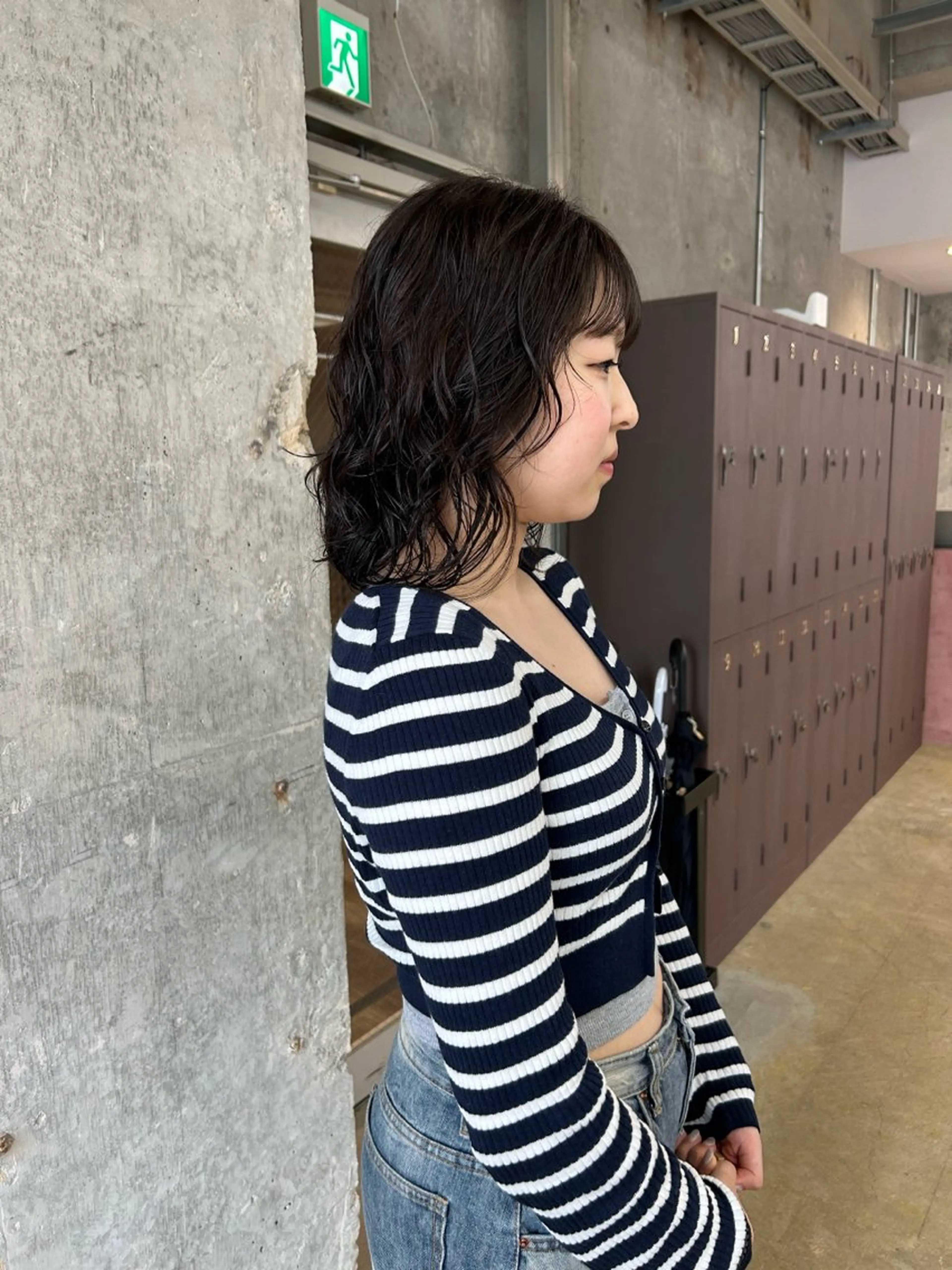 ミディアム パーマ ミディアムパーマ レイヤーカット maho/垢抜け カラー♡パーマのヘアスタイル