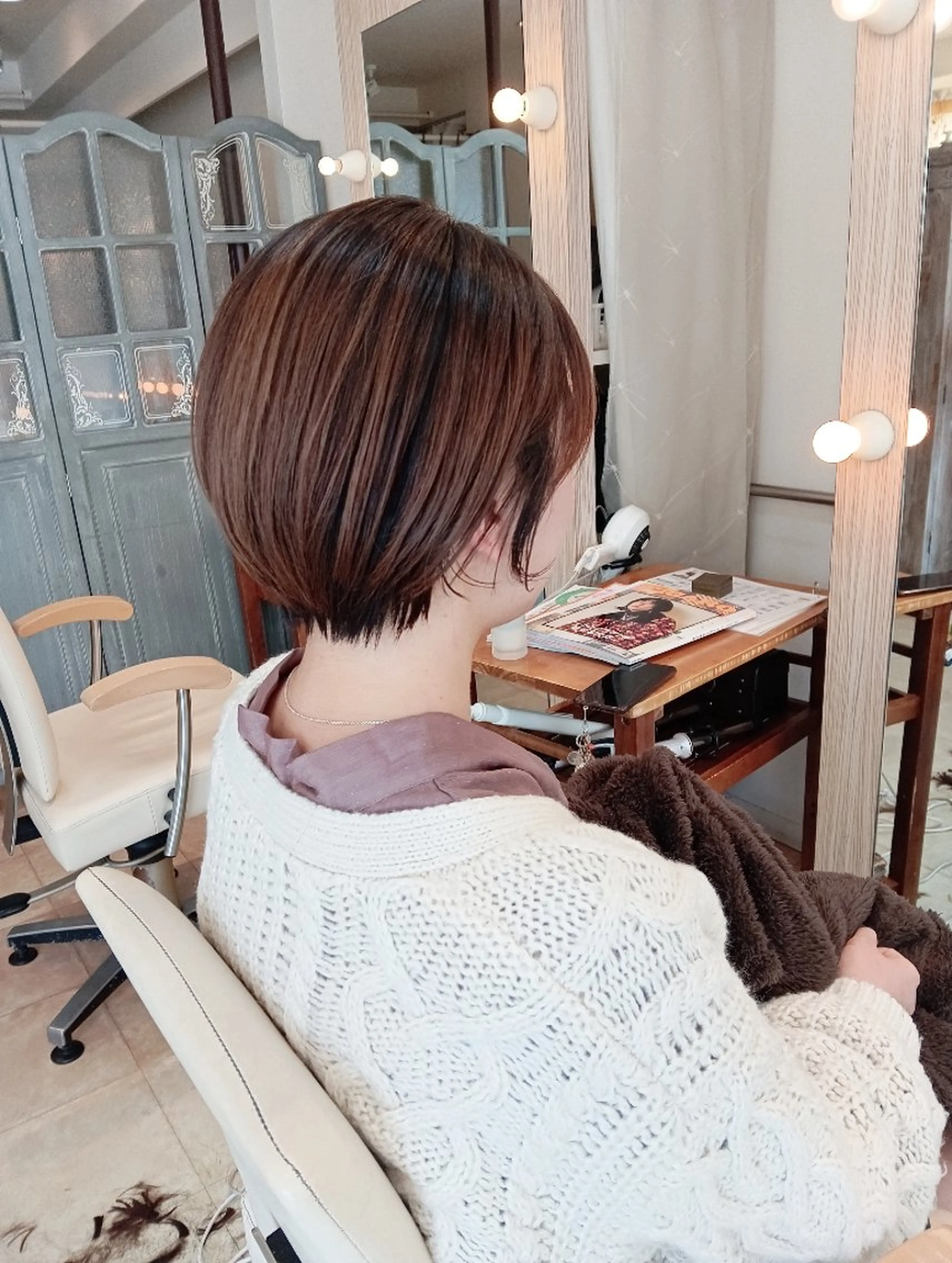 ショート ショートヘア 小顔カット カット ショート/似合わせ みやじまのヘアスタイル