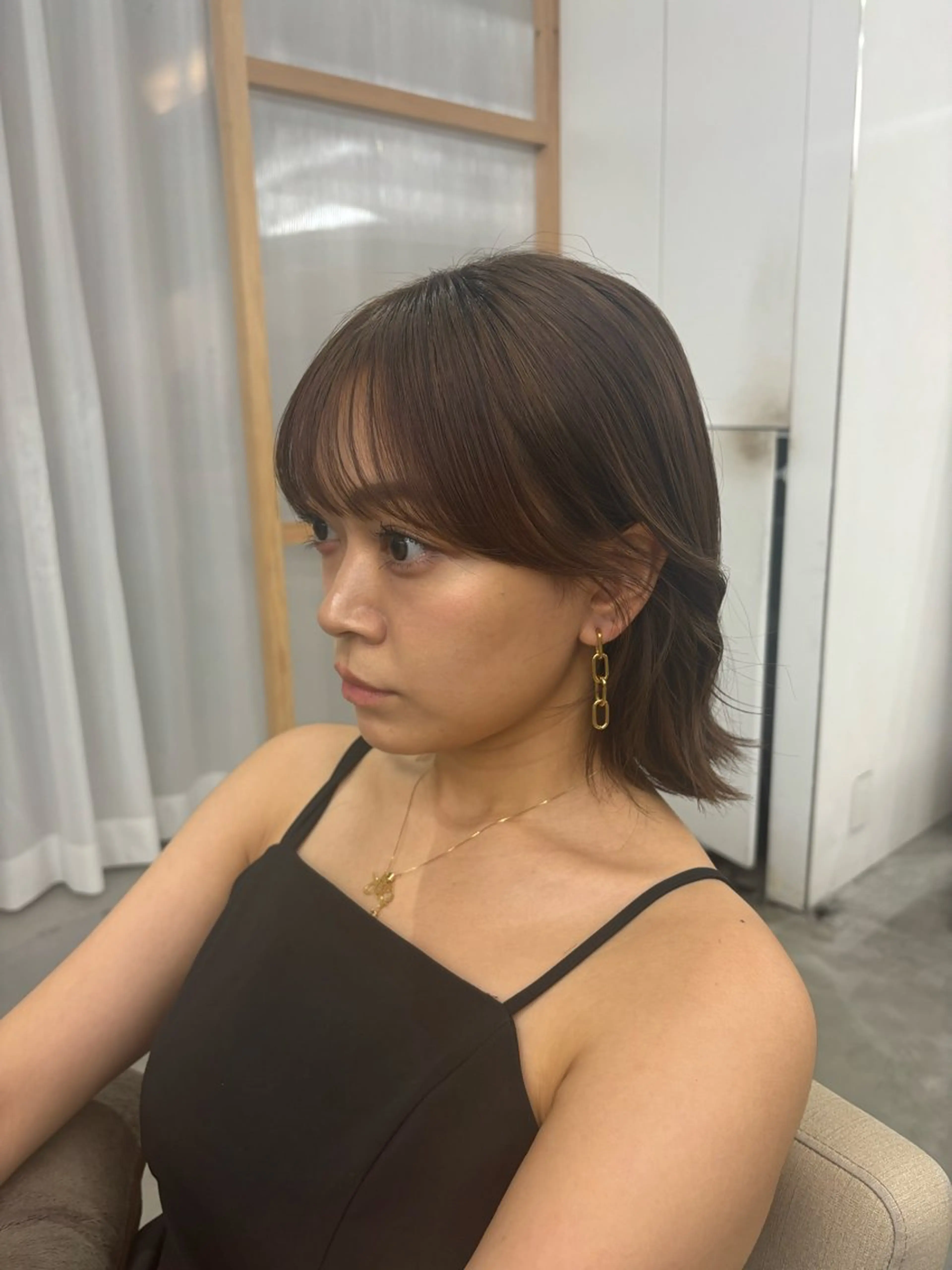 ミディアム 暖色/透明感カラー かずきのヘアスタイル