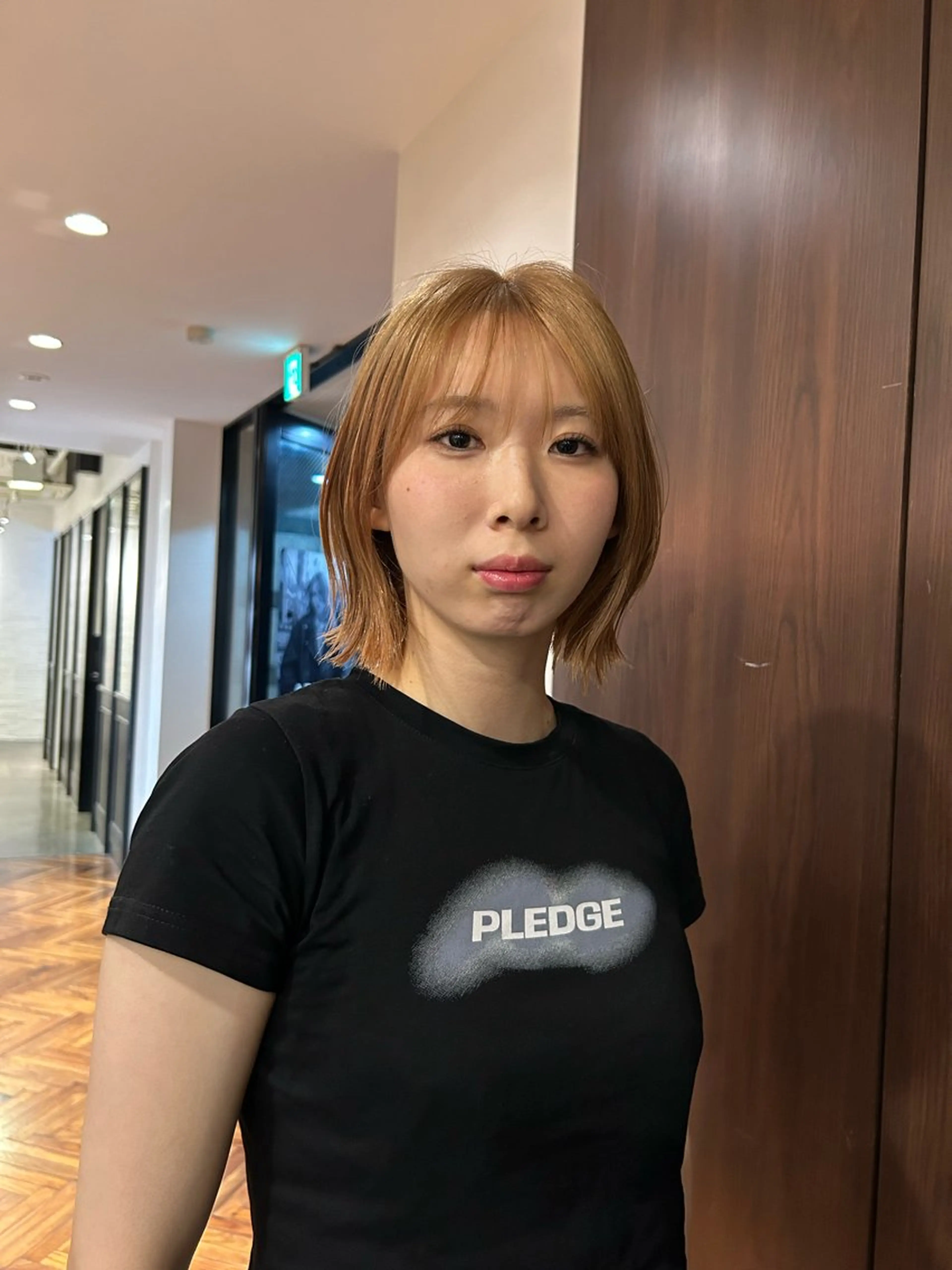 ショート ボブ 外ハネヘア カット 森珀斗/表参道 /ショート/ボブのヘアスタイル