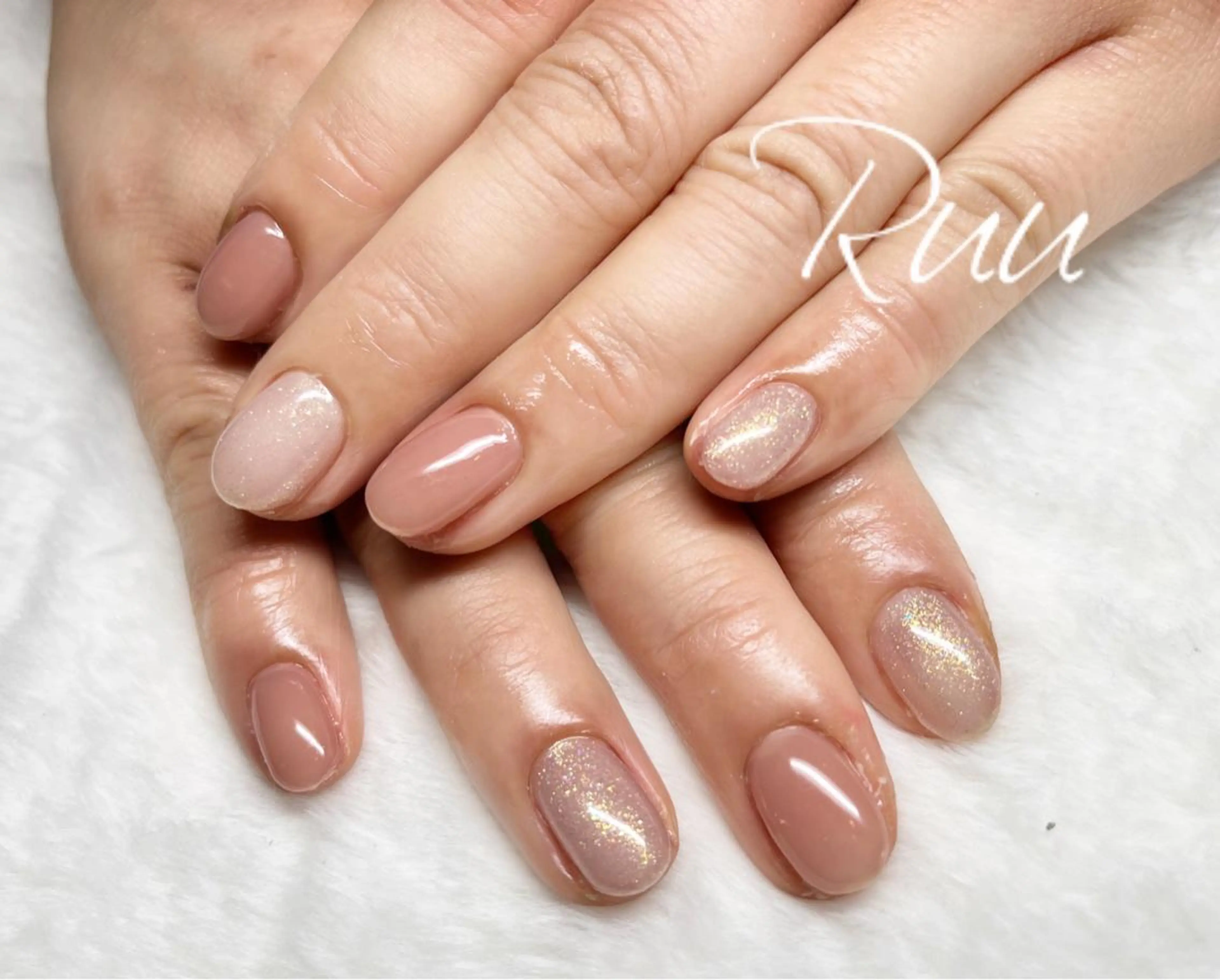 ネイル アートネイル フットネイル フレンチネイル キラキラネイル 韓国ネイル Nail salon Ruuのネイルデザイン