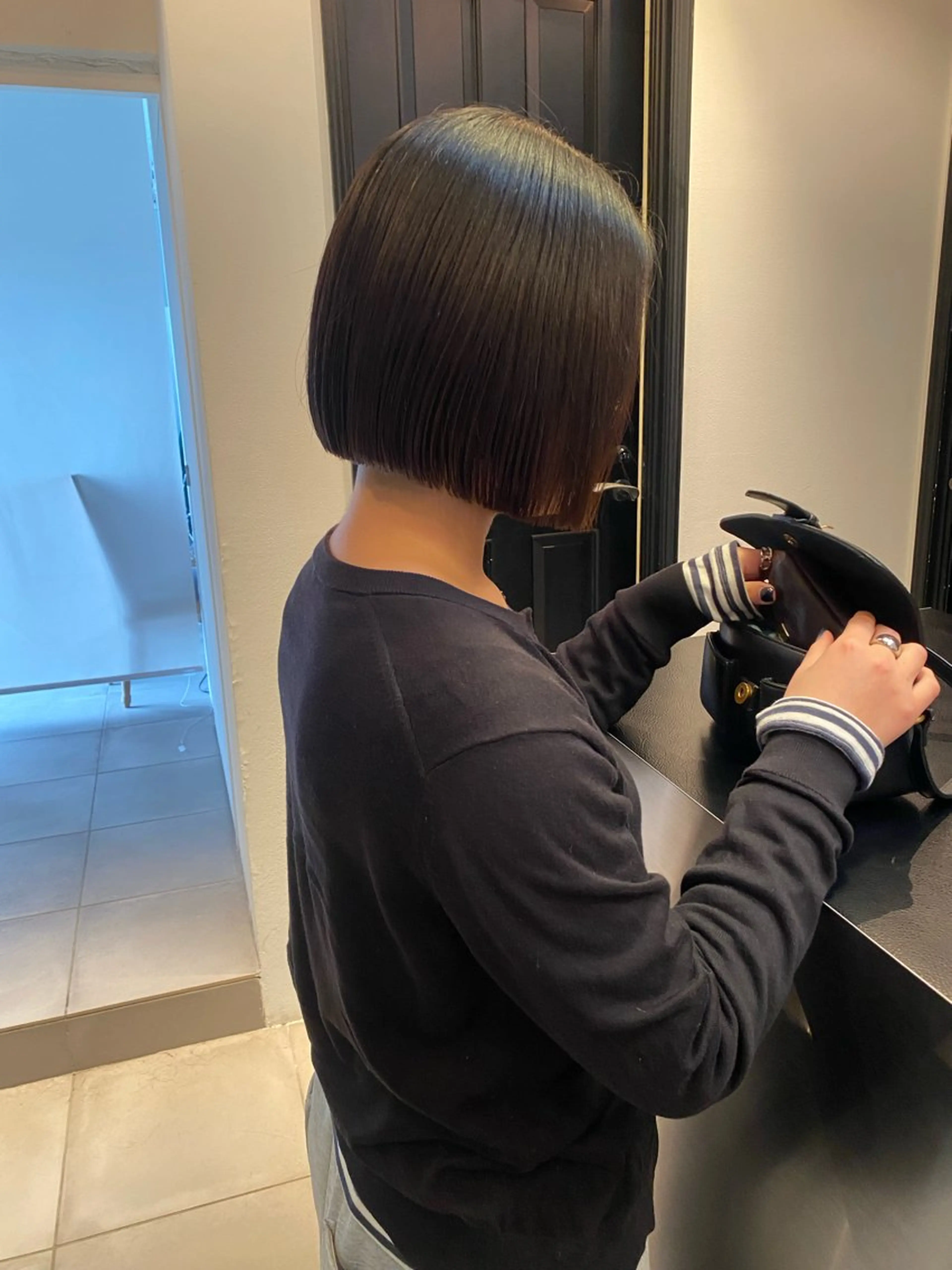 ショート カラー カット riria/ボブ /透明感カラー🎀のヘアスタイル