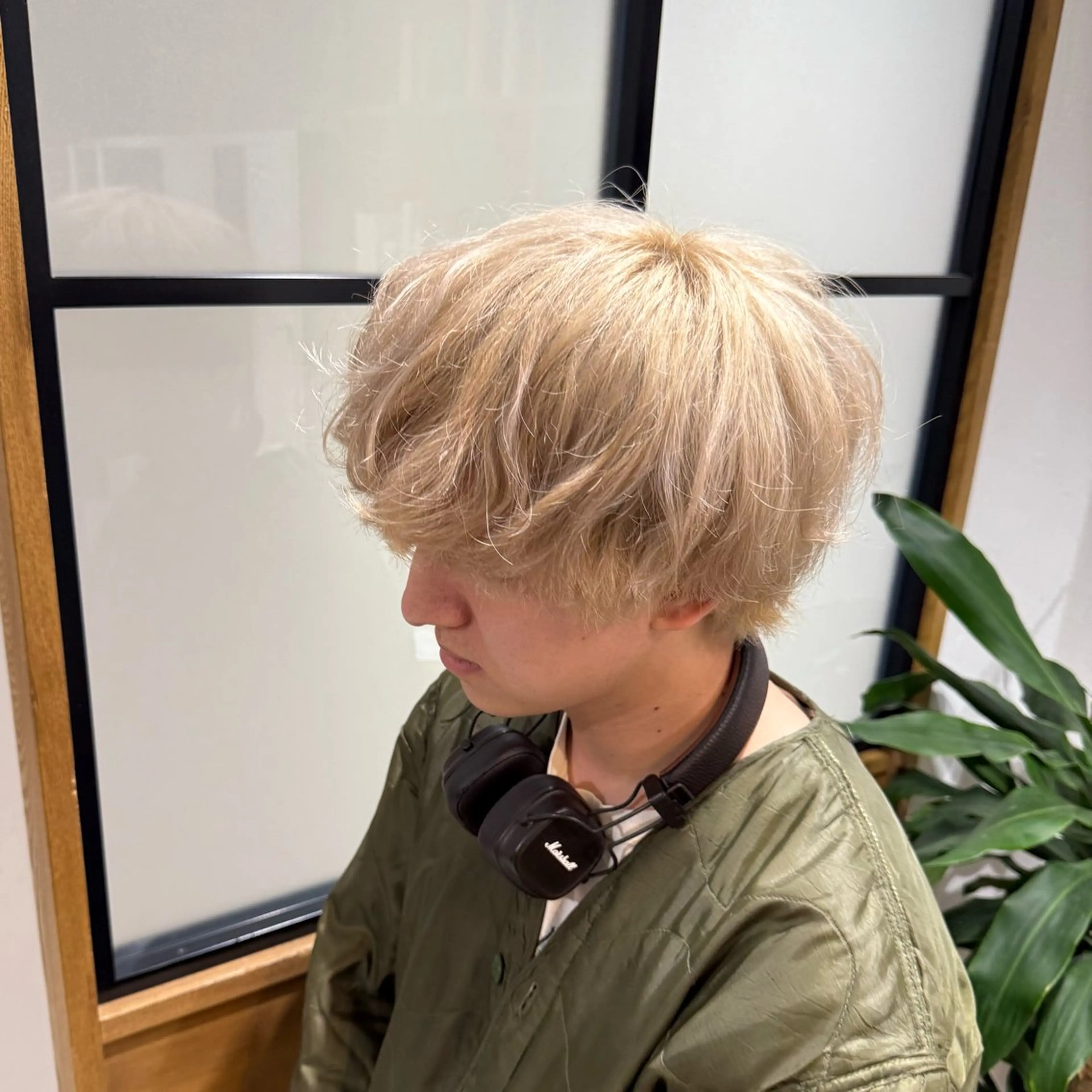 カラー メンズ ついざき はるかのヘアスタイル