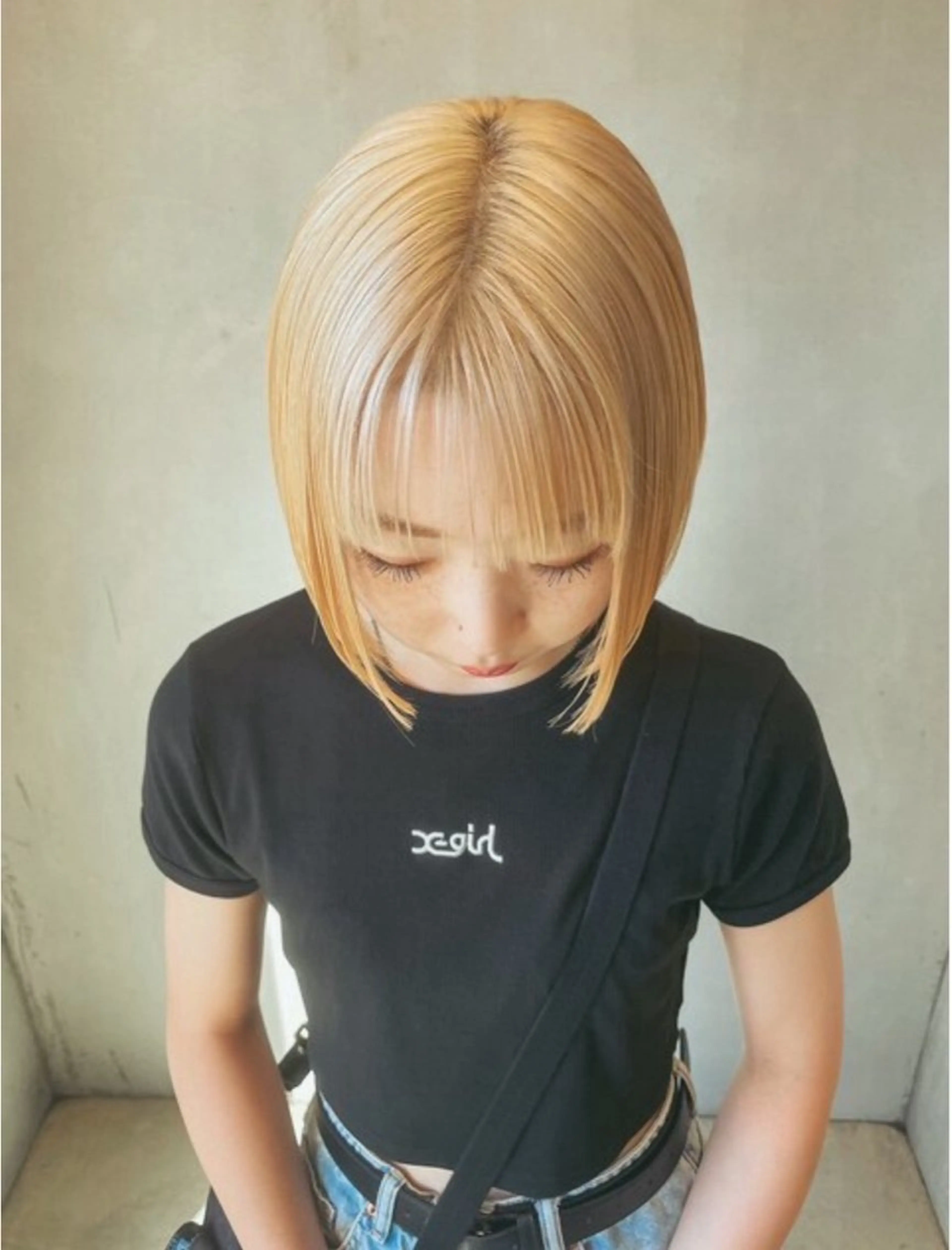 ミディアム 小山 水綺のヘアスタイル